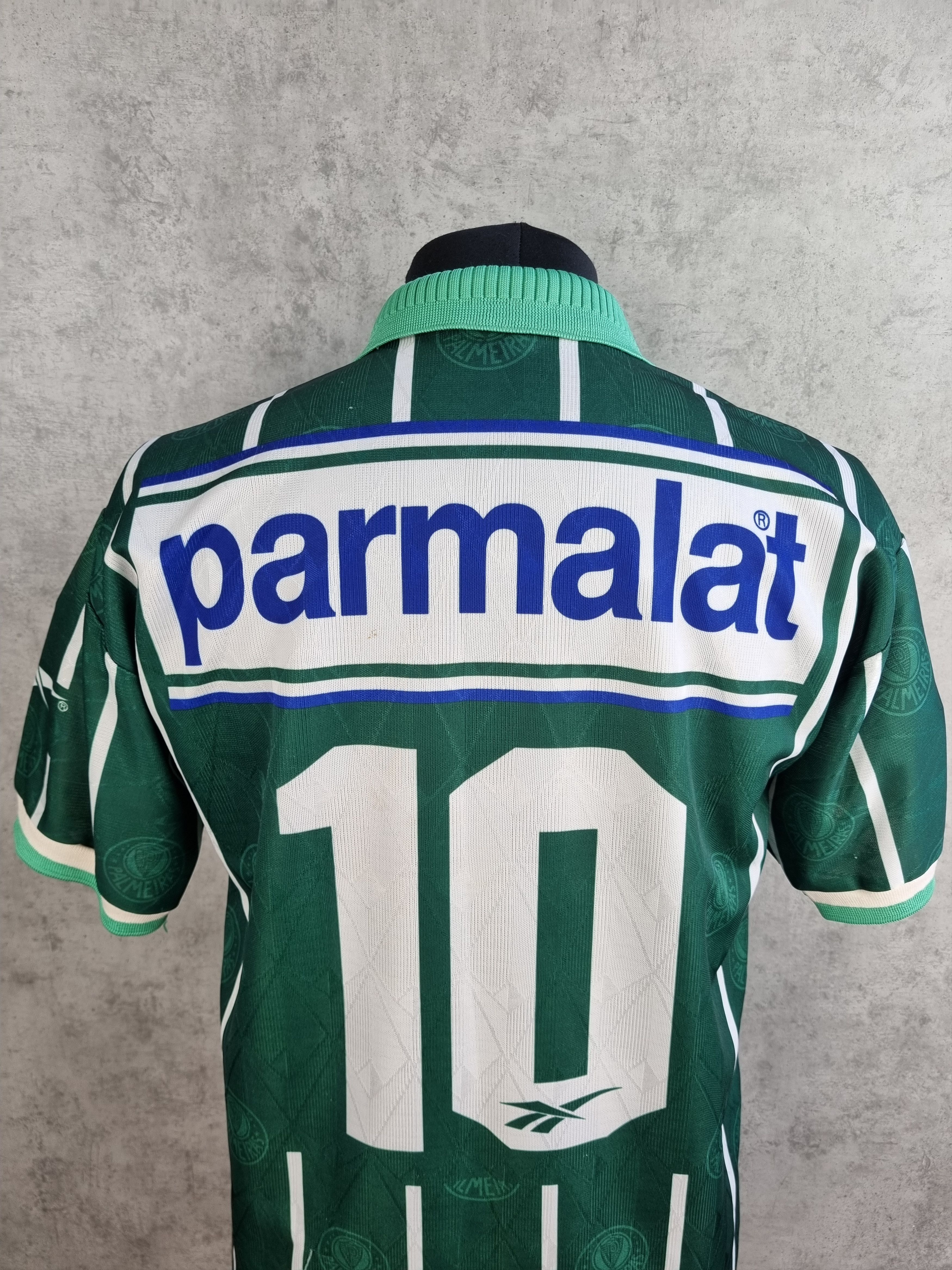 Reebok × Vintage 1996 F.P.F. S.E. Palmeiras Parmalat Vintage Reebok Jersey Size US L / EU 52-54 / 3 - 8 Thumbnail