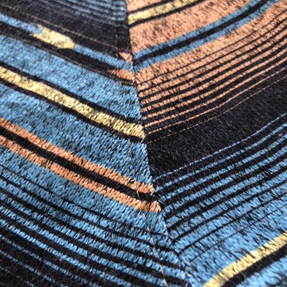 Japanese Brand Sweatshirt Hoodie Striped Navajo Turqouise Orange Size US S / EU 44-46 / 1 - 11 Thumbnail