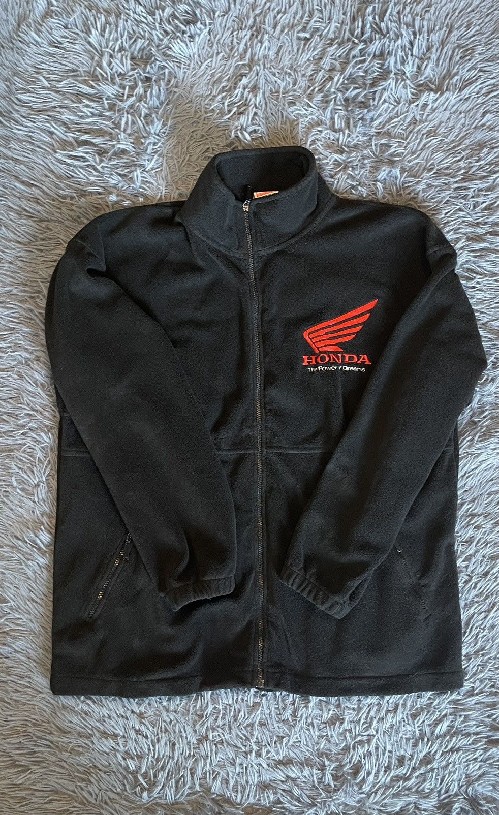 Honda Honda Racing 90s vintage screen stars fleece jacket Size US XL / EU 56 / 4 - 2 Thumbnail