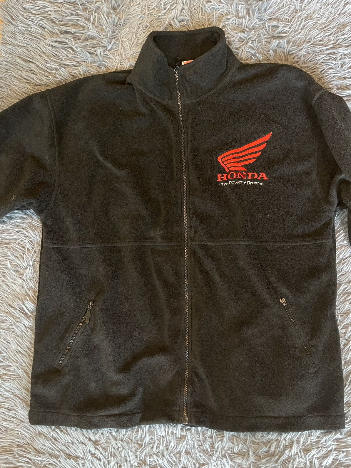 Honda Honda Racing 90s vintage screen stars fleece jacket Size US XL / EU 56 / 4 - 8 Thumbnail
