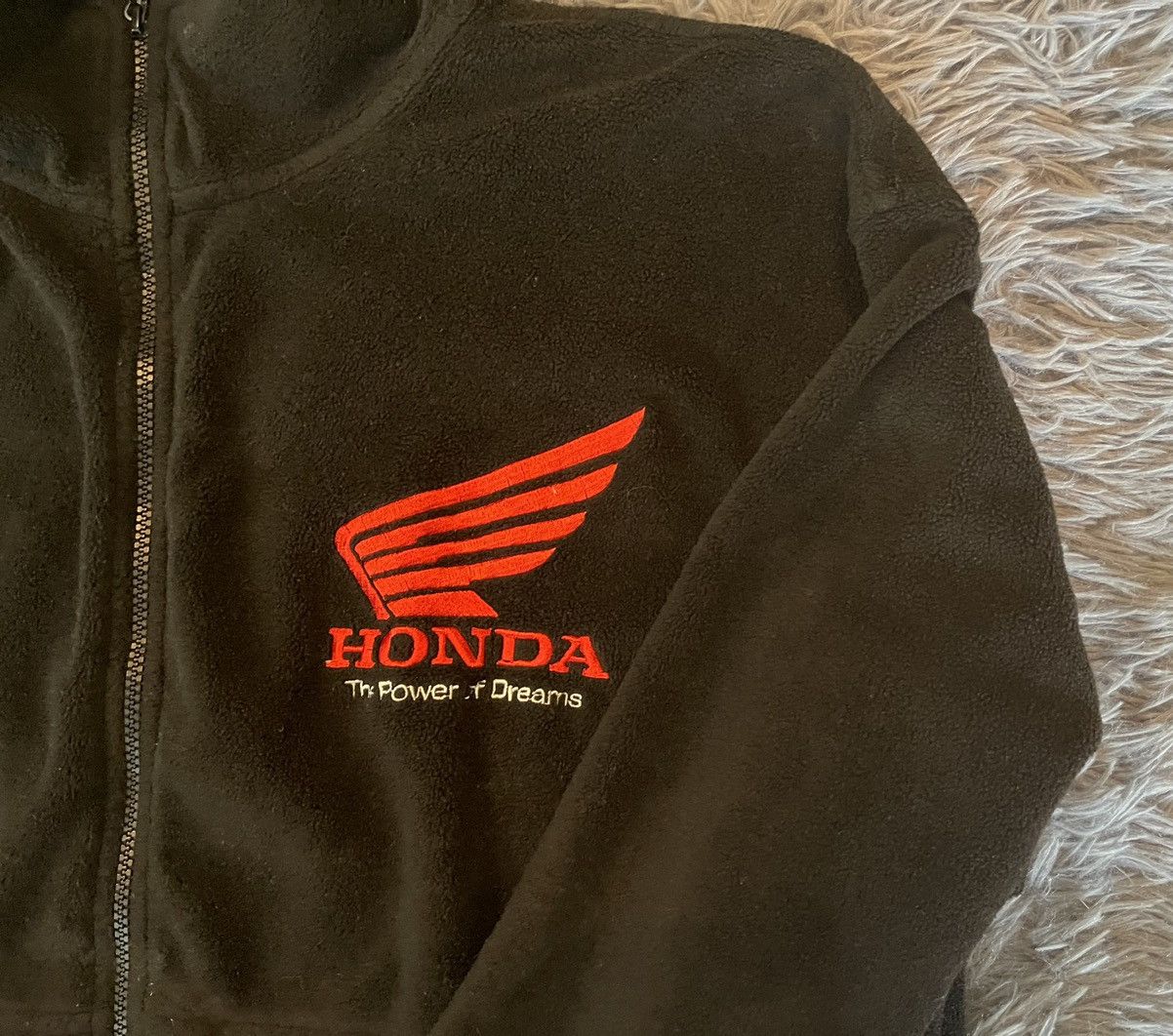 Honda Honda Racing 90s vintage screen stars fleece jacket Size US XL / EU 56 / 4 - 6 Thumbnail