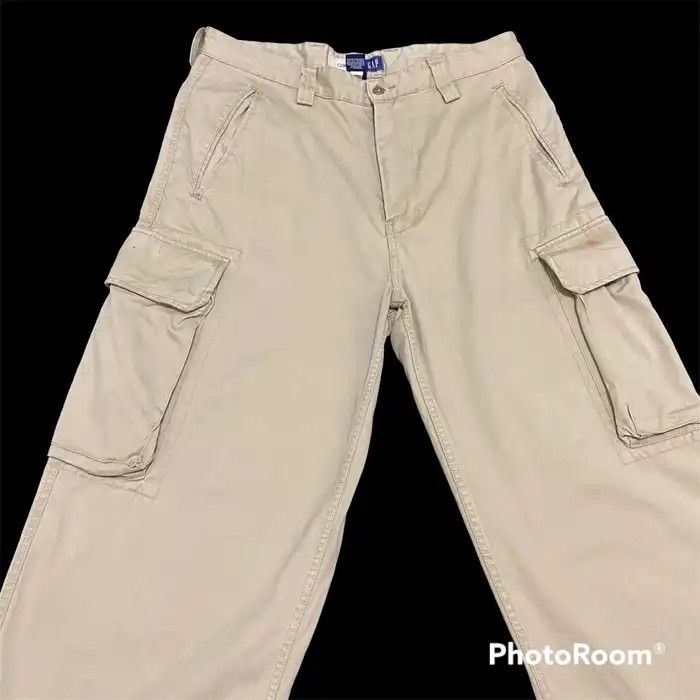 Gap Vintage HBT GAP Multi Pocket Baggy Cargo Pants Size US 34 / EU 50 - 3 Thumbnail