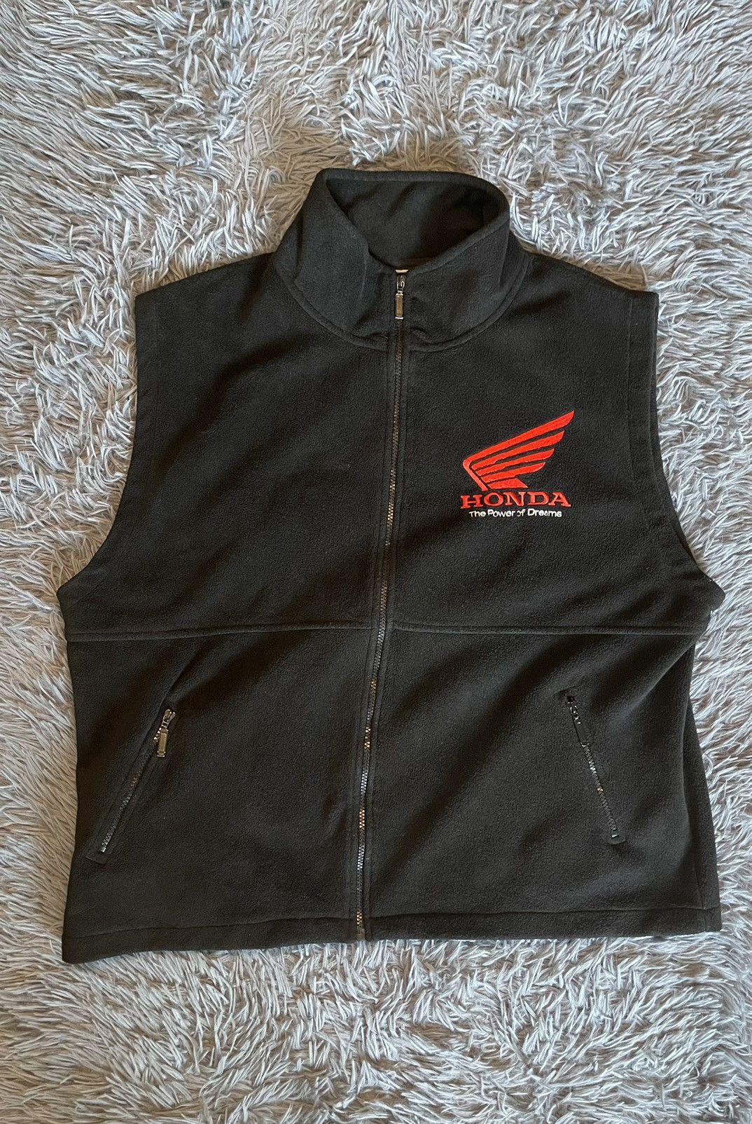 Honda × Japanese Brand Honda Racing 90s vintage Japanese fleece vest screen stars Size US XL / EU 56 / 4 - 2 Thumbnail