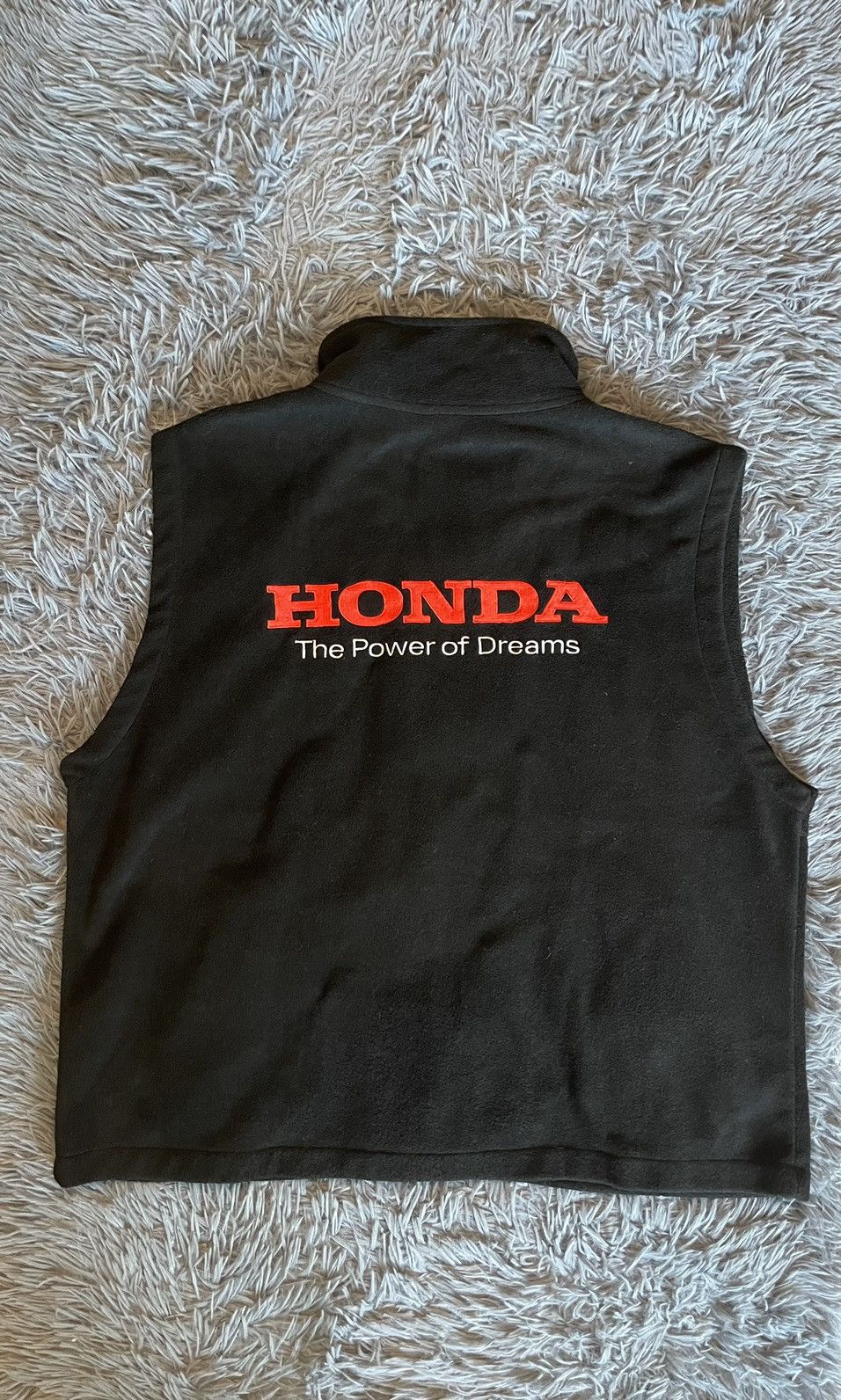 Honda × Japanese Brand Honda Racing 90s vintage Japanese fleece vest screen stars Size US XL / EU 56 / 4 - 1 Thumbnail