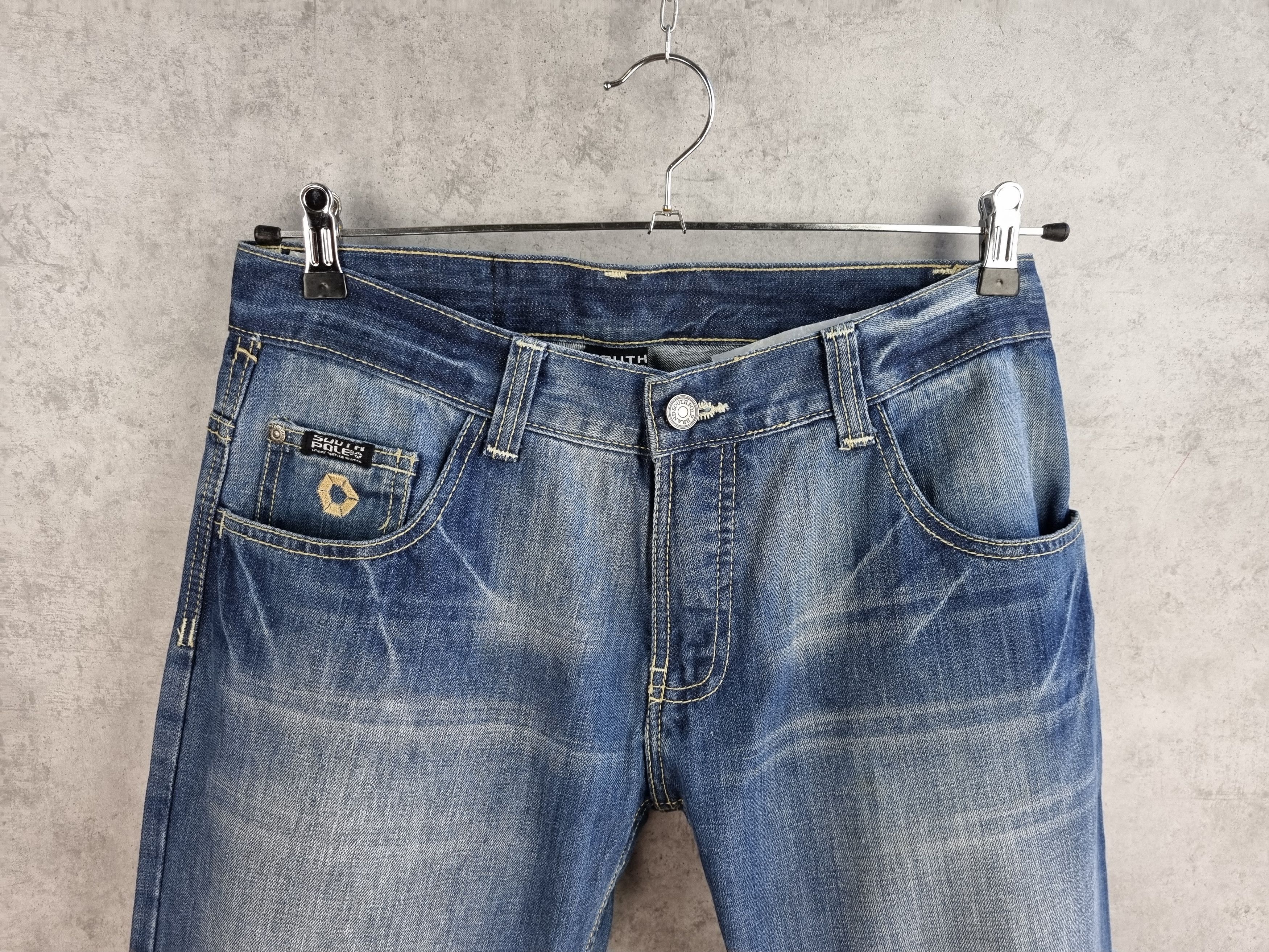 Japanese Brand × Southpole South Pole Big Logo Attractive Denim Jeans Size US 30 / EU 46 - 3 Thumbnail