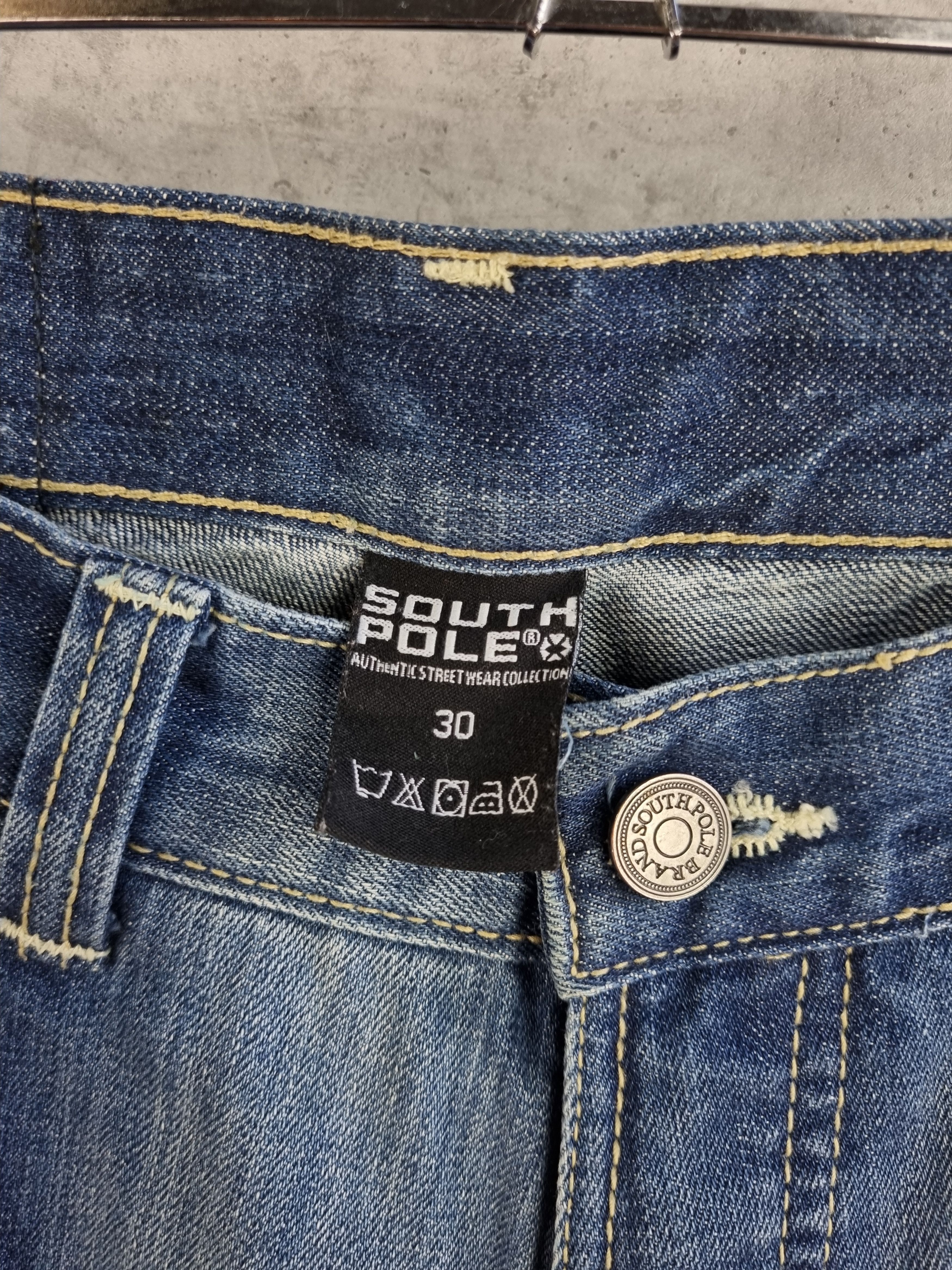 Japanese Brand × Southpole South Pole Big Logo Attractive Denim Jeans Size US 30 / EU 46 - 5 Thumbnail