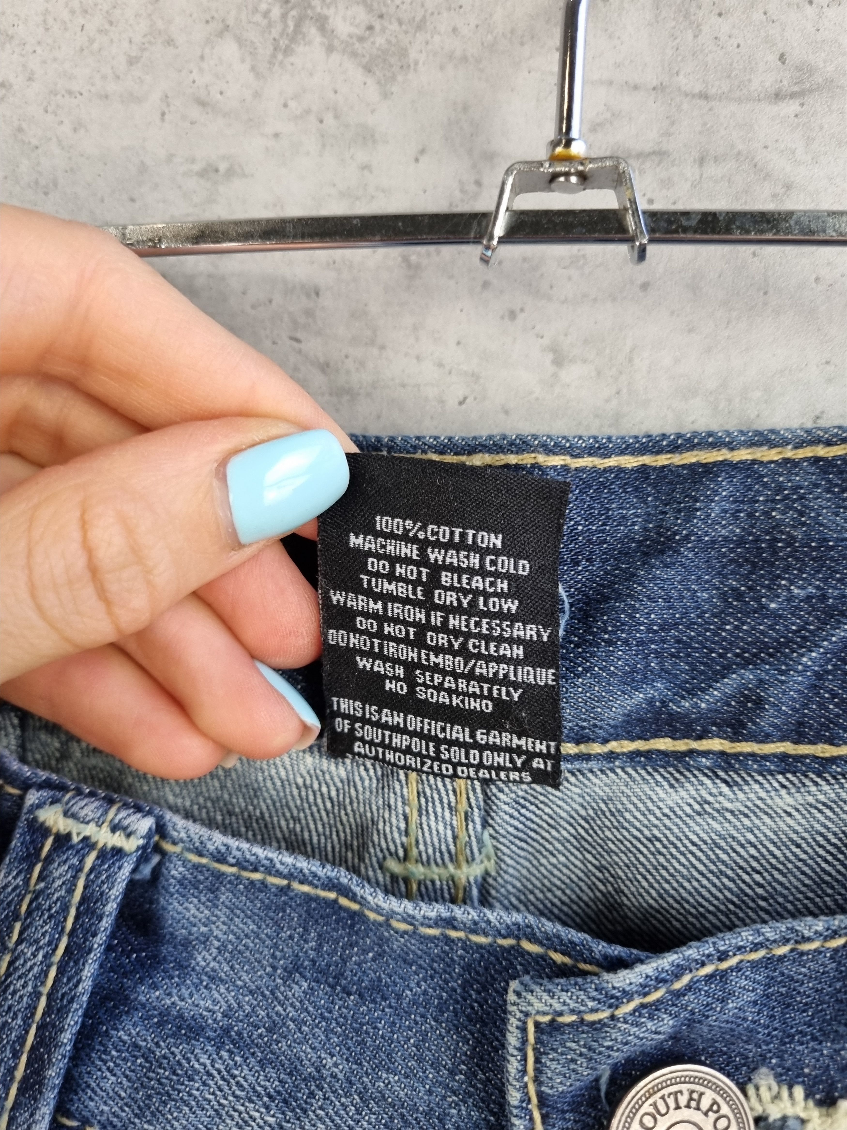 Japanese Brand × Southpole South Pole Big Logo Attractive Denim Jeans Size US 30 / EU 46 - 6 Thumbnail