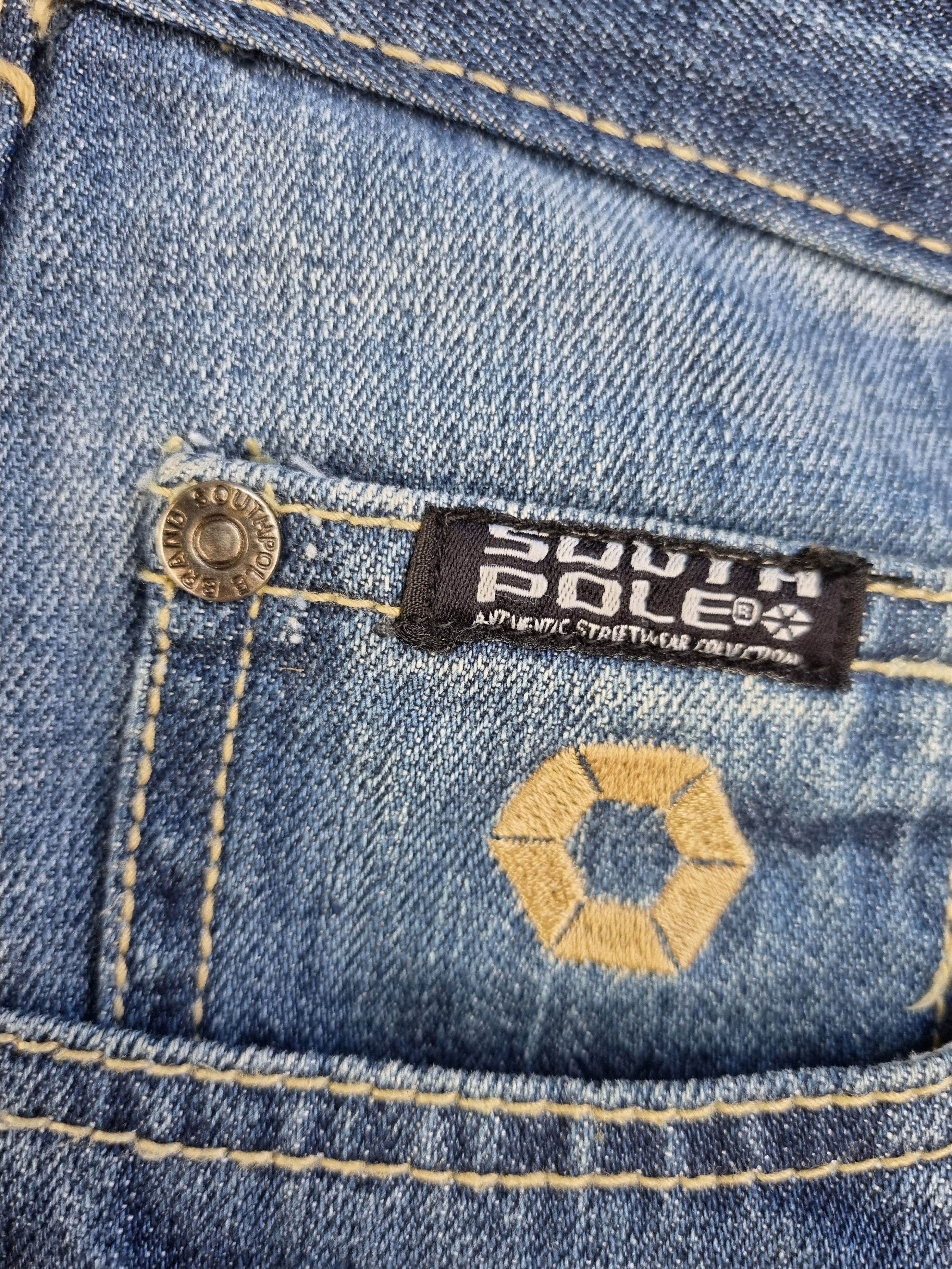 Japanese Brand × Southpole South Pole Big Logo Attractive Denim Jeans Size US 30 / EU 46 - 7 Thumbnail