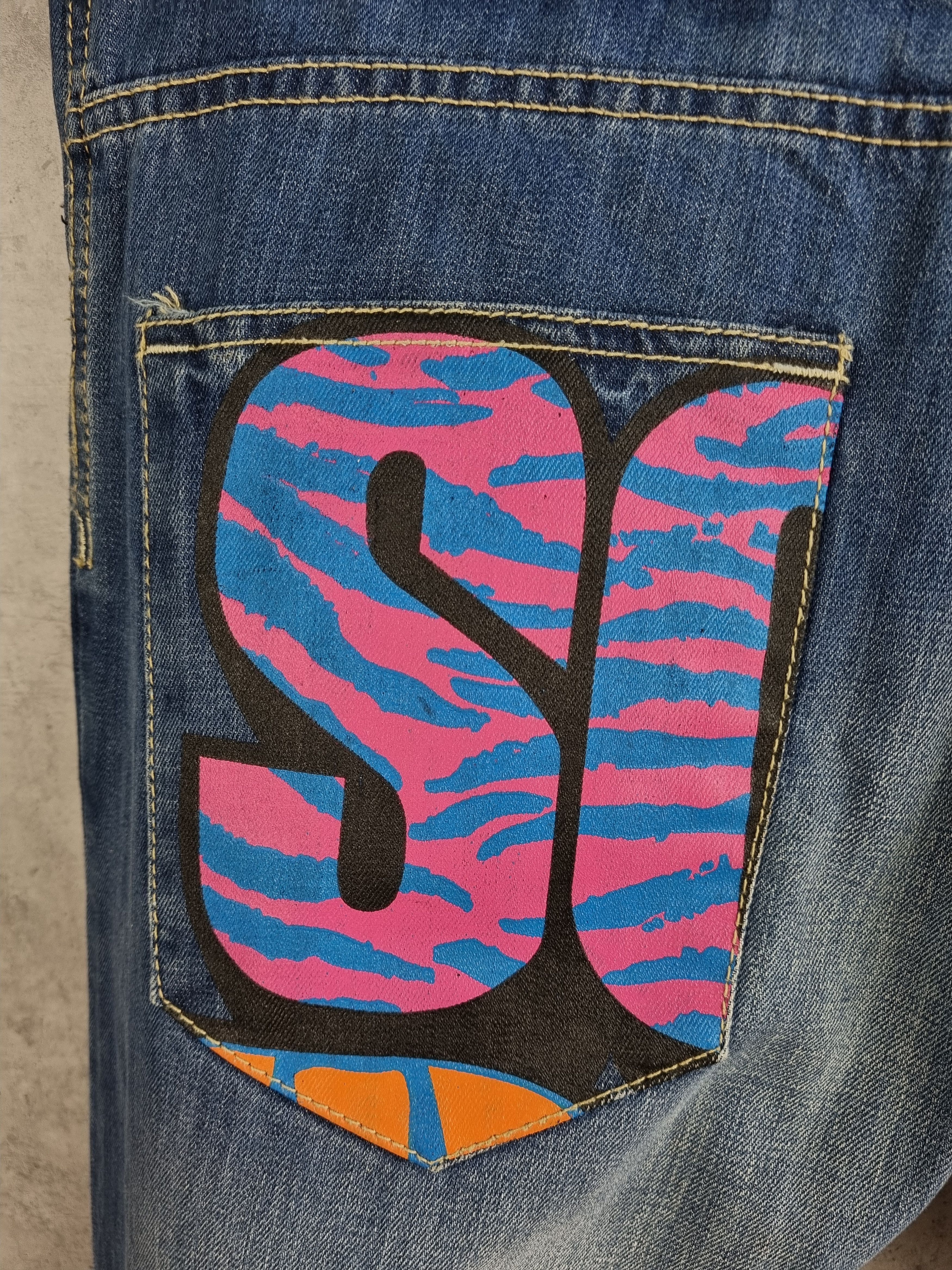 Japanese Brand × Southpole South Pole Big Logo Attractive Denim Jeans Size US 30 / EU 46 - 8 Thumbnail