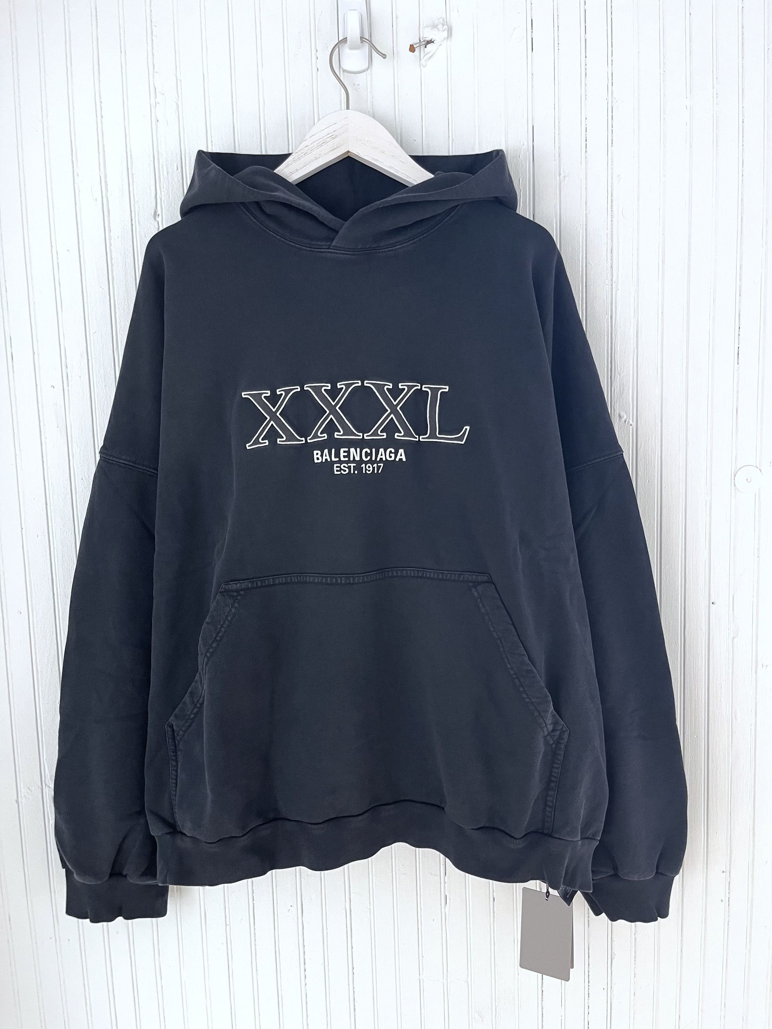 Balenciaga Winter 22 Large Fit XXXL Hoodie Grailed