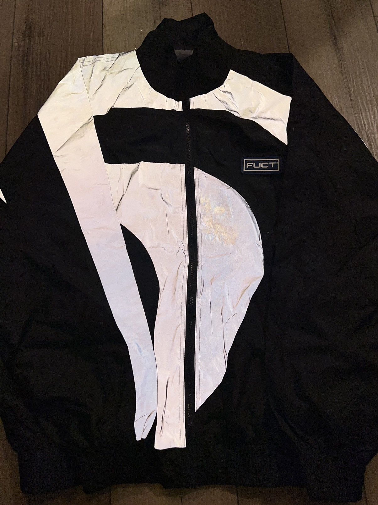 Fuct ssdd reflective windbreaker 3M Sz lg deadstock