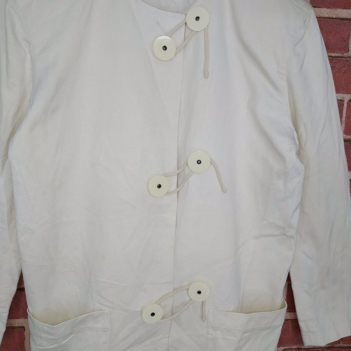 Issey Miyake Rare!! Issey Miyake Japanese Brand Double Pocket Punk Style Size US M / EU 48-50 / 2 - 4 Thumbnail
