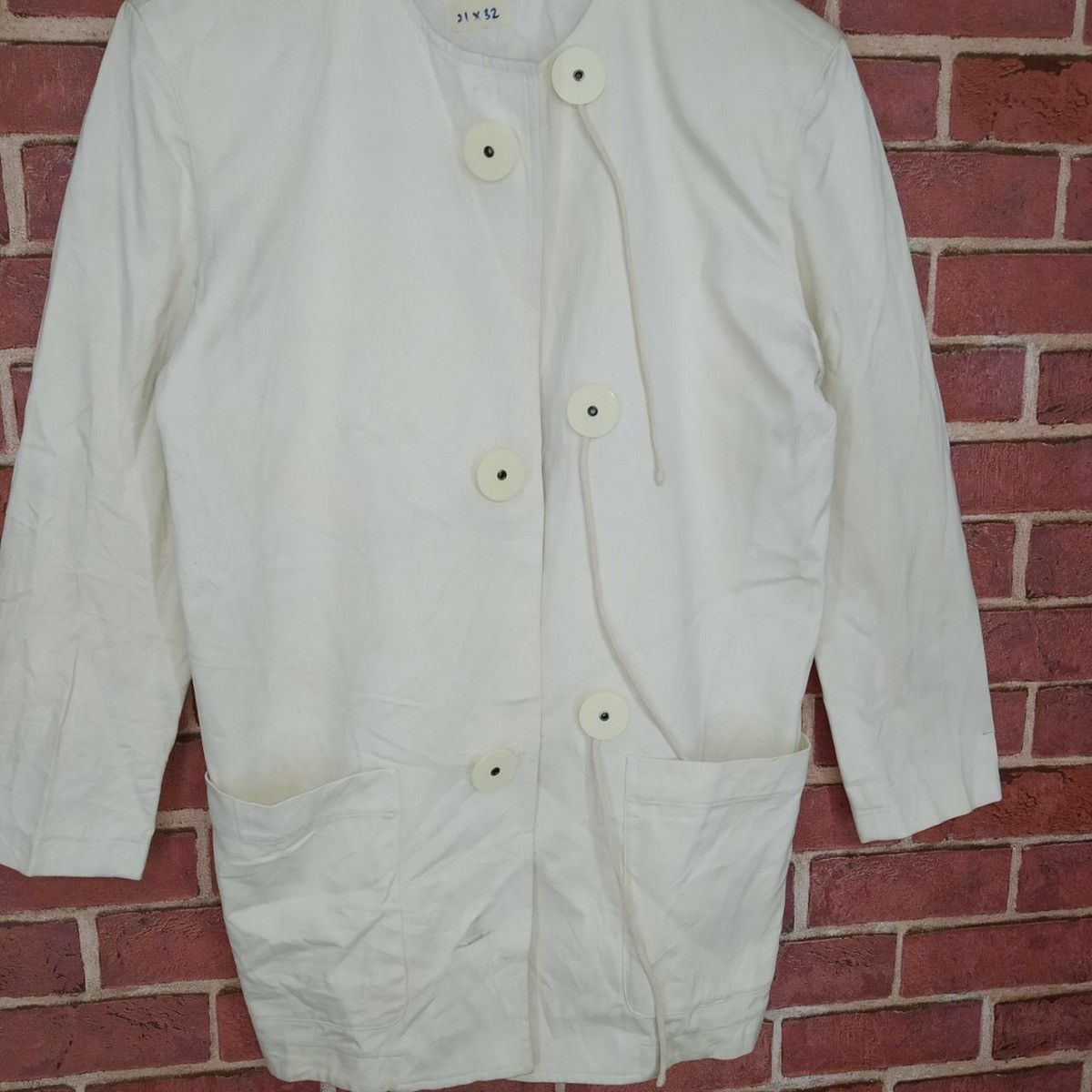 Issey Miyake Rare!! Issey Miyake Japanese Brand Double Pocket Punk Style Size US M / EU 48-50 / 2 - 5 Thumbnail