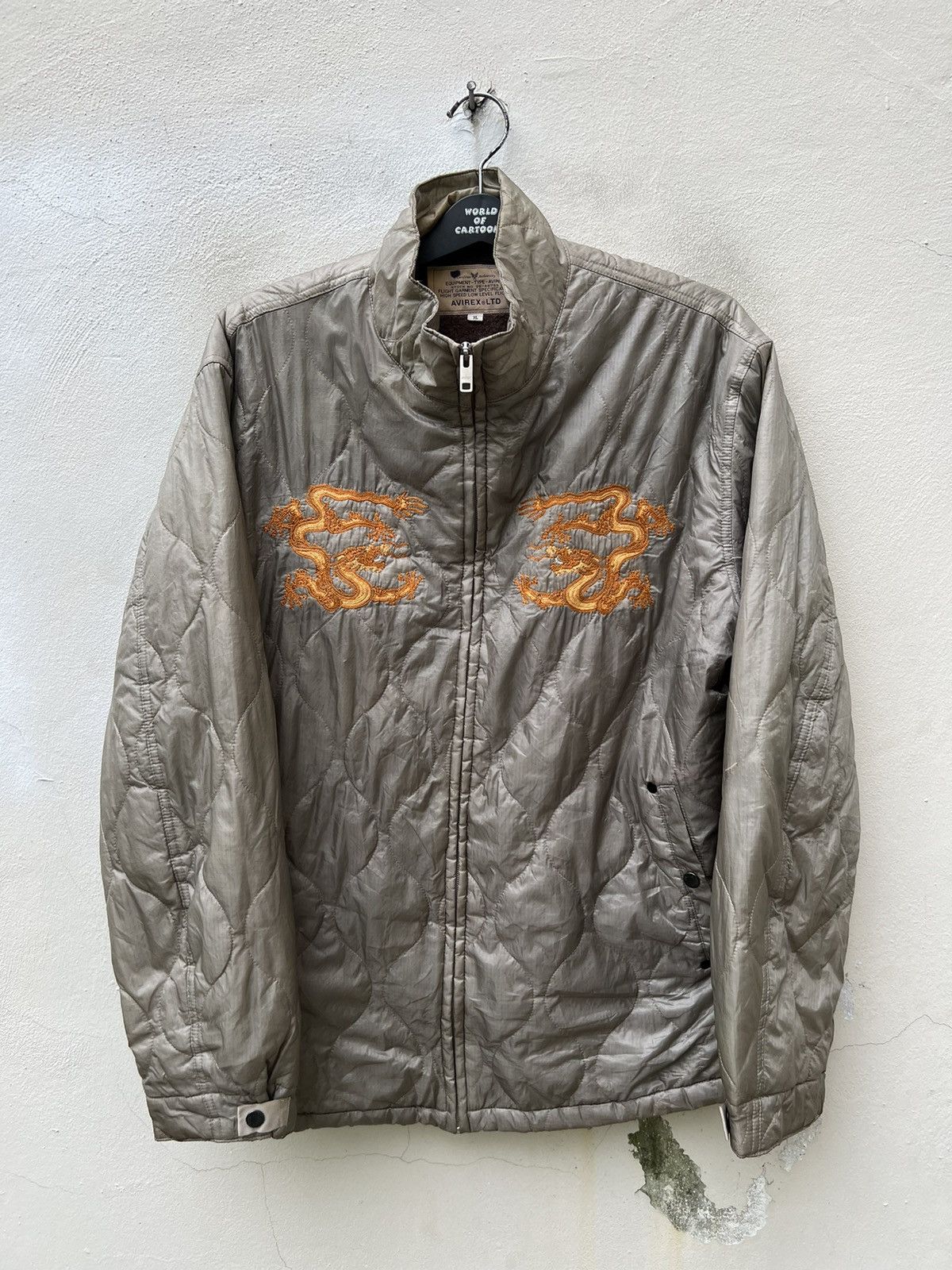 Avirex VTG Avirex Nam War Memorabilia Quilted Souvenir Tour Jacket Size US XL / EU 56 / 4 - 1 Thumbnail