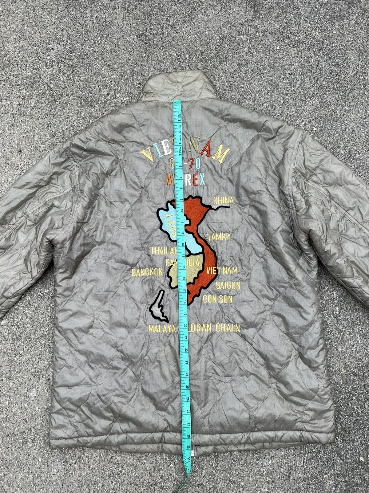 Avirex VTG Avirex Nam War Memorabilia Quilted Souvenir Tour Jacket Size US XL / EU 56 / 4 - 25 Thumbnail