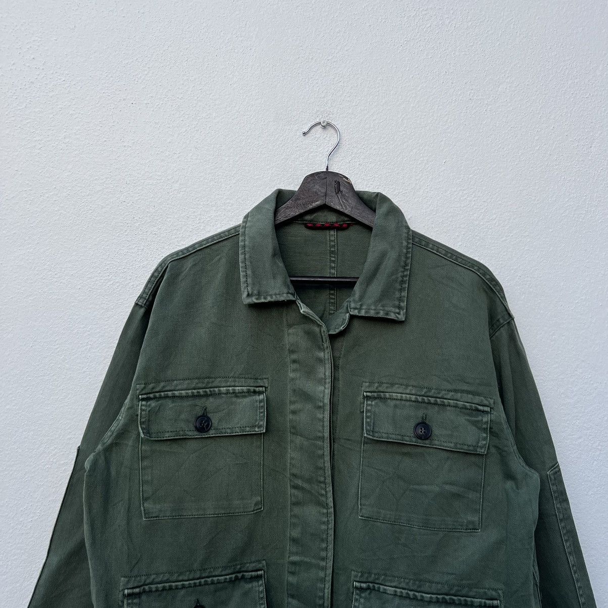 Japanese Brand VINTAGE JAPAN MILITARY MULTI POCKET CARGO JACKET Size US M / EU 48-50 / 2 - 3 Thumbnail