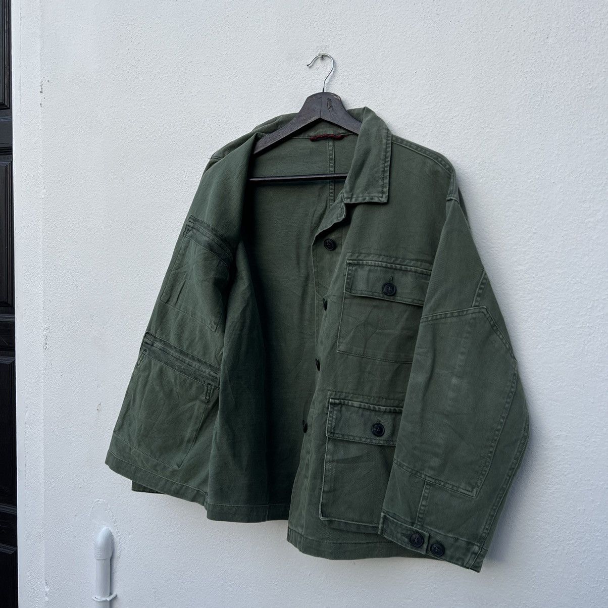 Japanese Brand VINTAGE JAPAN MILITARY MULTI POCKET CARGO JACKET Size US M / EU 48-50 / 2 - 12 Thumbnail
