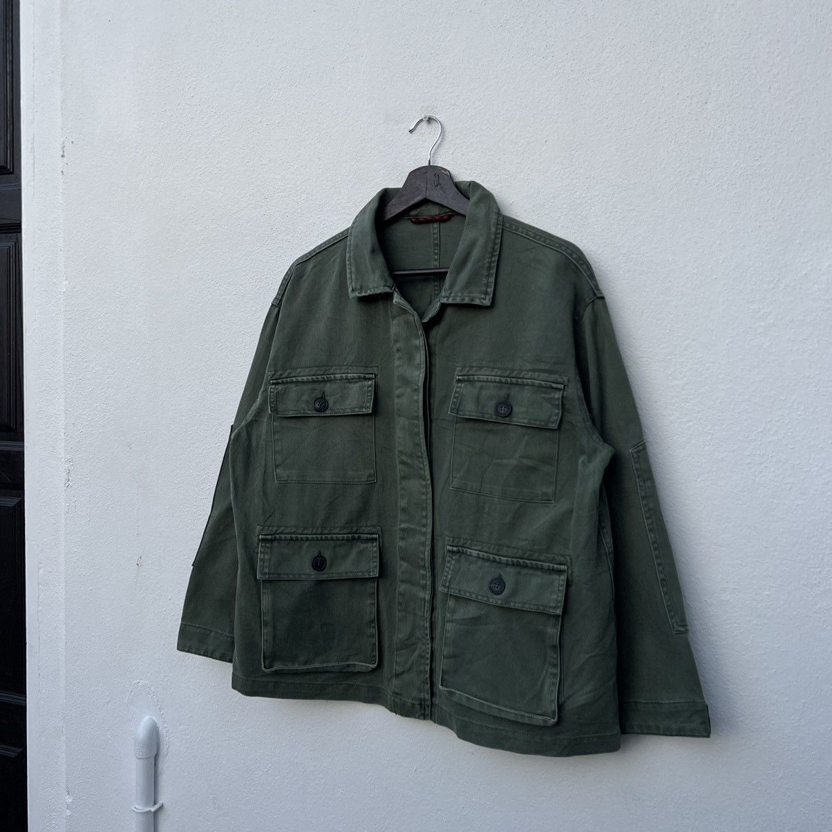 Japanese Brand VINTAGE JAPAN MILITARY MULTI POCKET CARGO JACKET Size US M / EU 48-50 / 2 - 2 Thumbnail