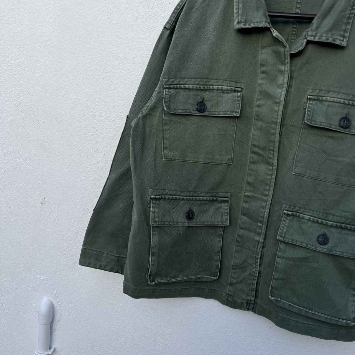 Japanese Brand VINTAGE JAPAN MILITARY MULTI POCKET CARGO JACKET Size US M / EU 48-50 / 2 - 4 Thumbnail