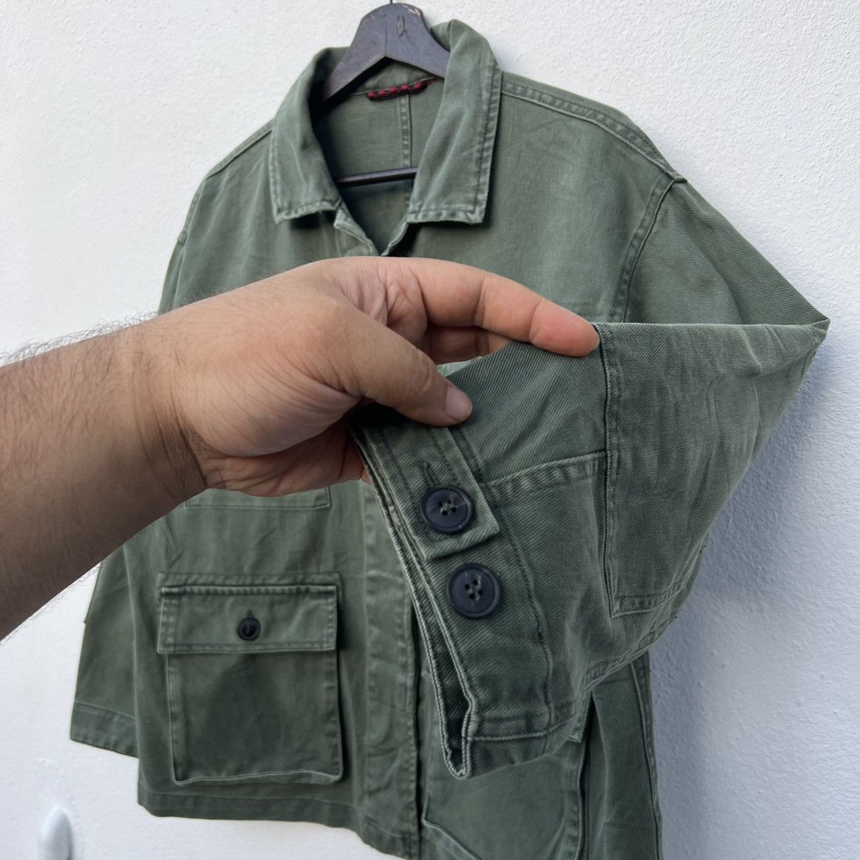 Japanese Brand VINTAGE JAPAN MILITARY MULTI POCKET CARGO JACKET Size US M / EU 48-50 / 2 - 7 Thumbnail