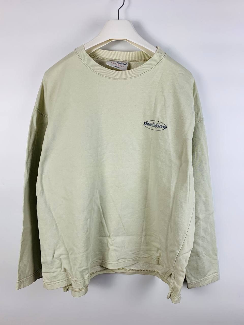 Vintage Pilot System Vintage sweatshirt cotton grey L Size US L / EU 52-54 / 3 - 1 Thumbnail