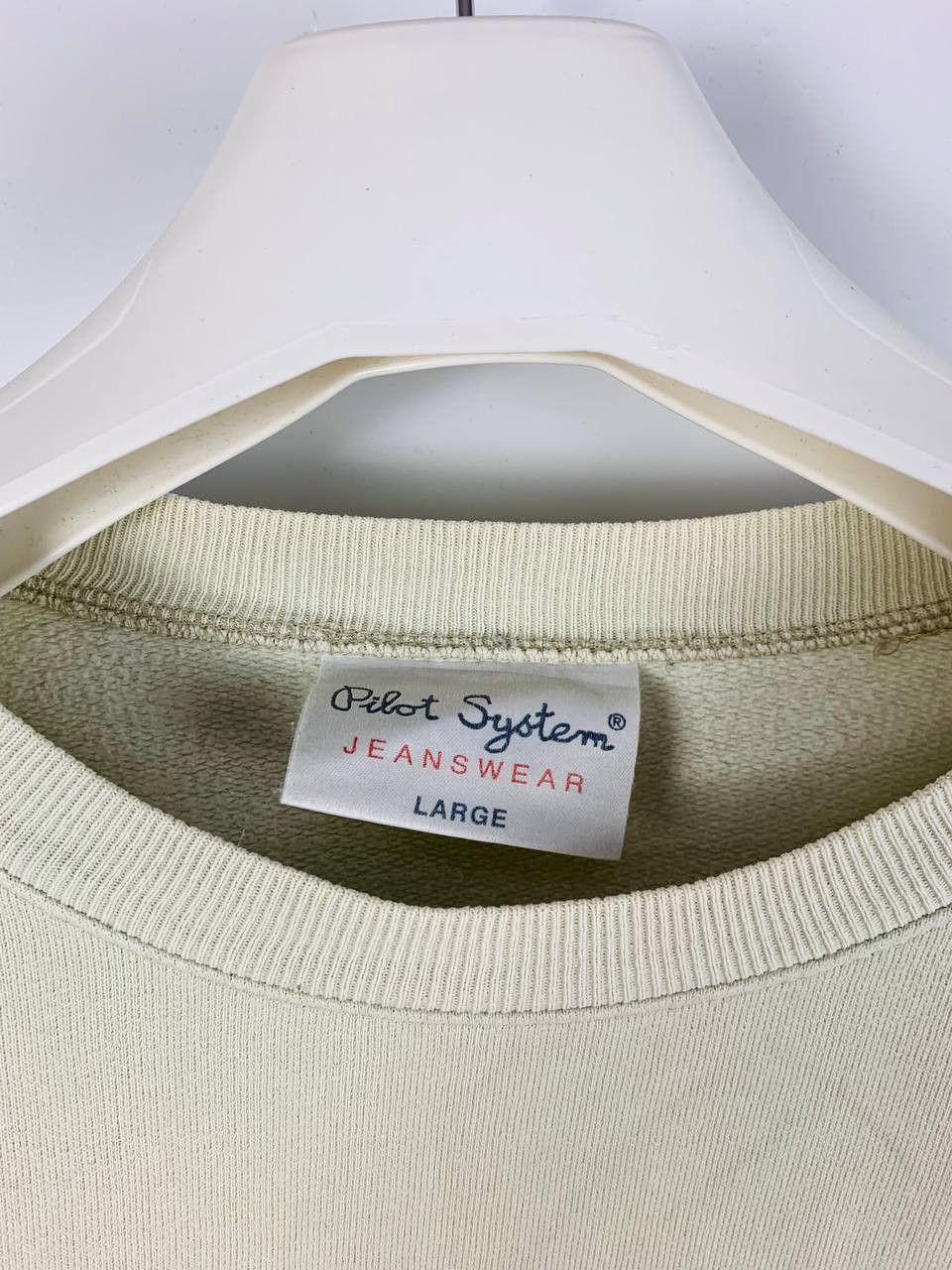 Vintage Pilot System Vintage sweatshirt cotton grey L Size US L / EU 52-54 / 3 - 4 Thumbnail