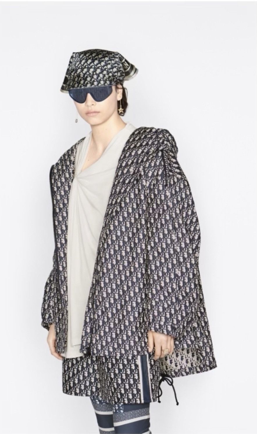 Dior Brand New D-WAY LONG WINDBREAKER Size L / US 10 / IT 46 - 6 Thumbnail