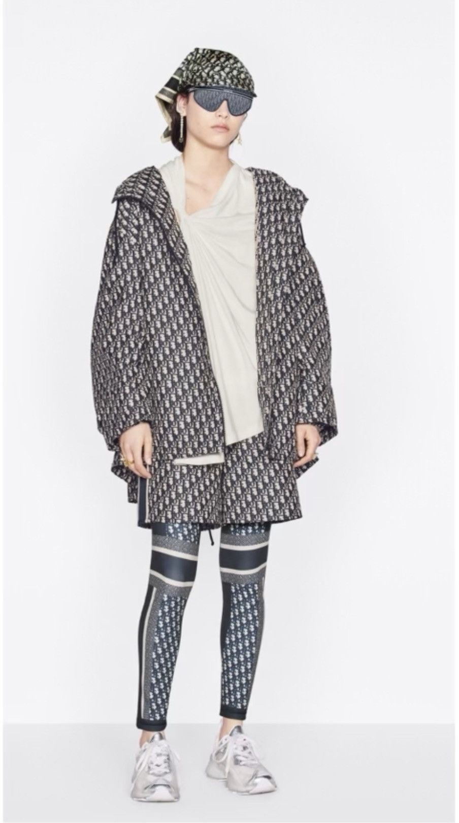 Dior Brand New D-WAY LONG WINDBREAKER Size L / US 10 / IT 46 - 4 Thumbnail