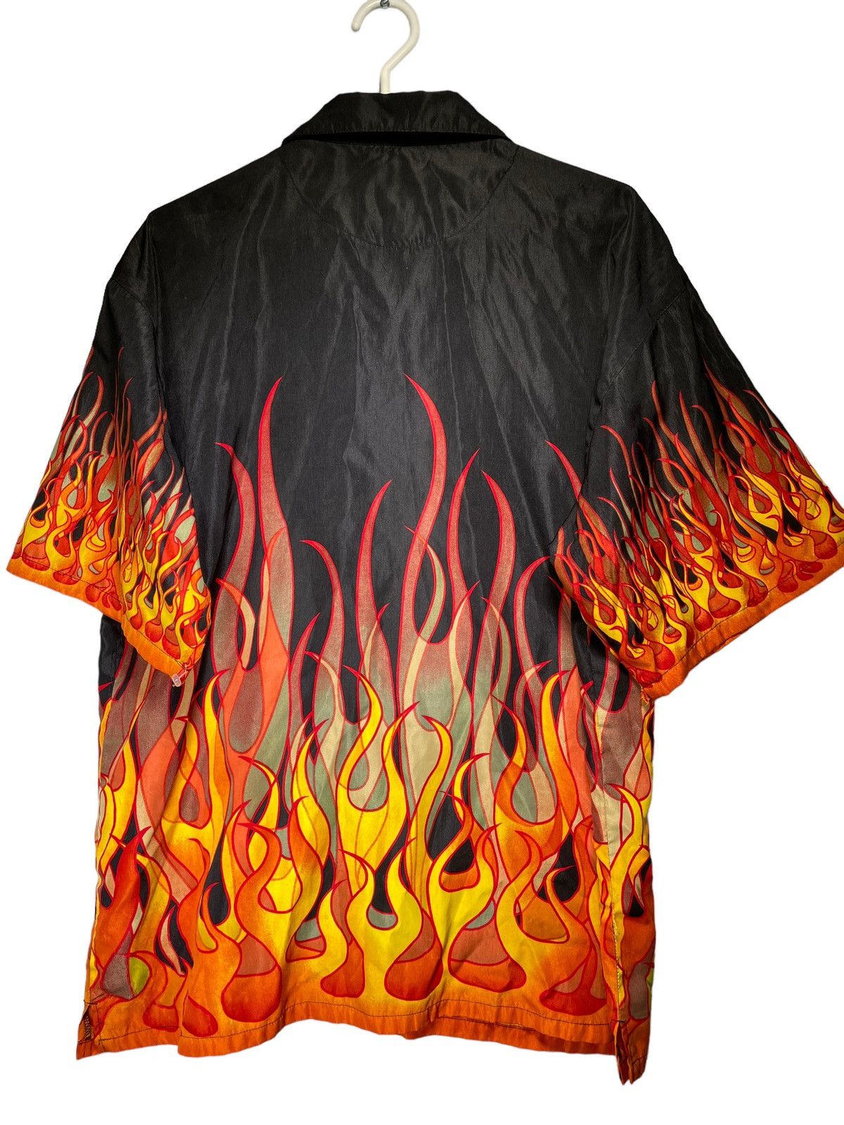 Vintage Vintage Y2K flame shirt Size US XL / EU 56 / 4 - 6 Thumbnail