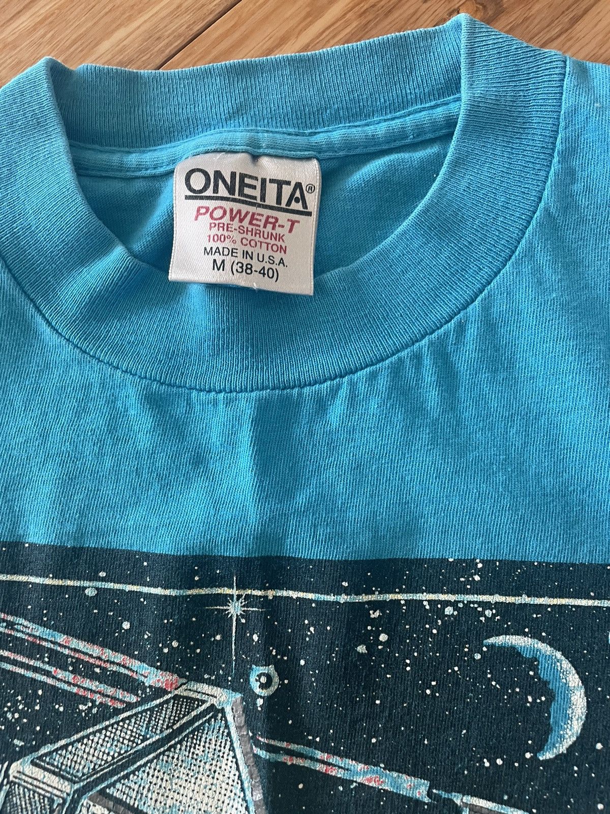 Vintage Vintage Star Wars 90s Oneita power t Size US M / EU 48-50 / 2 - 5 Thumbnail