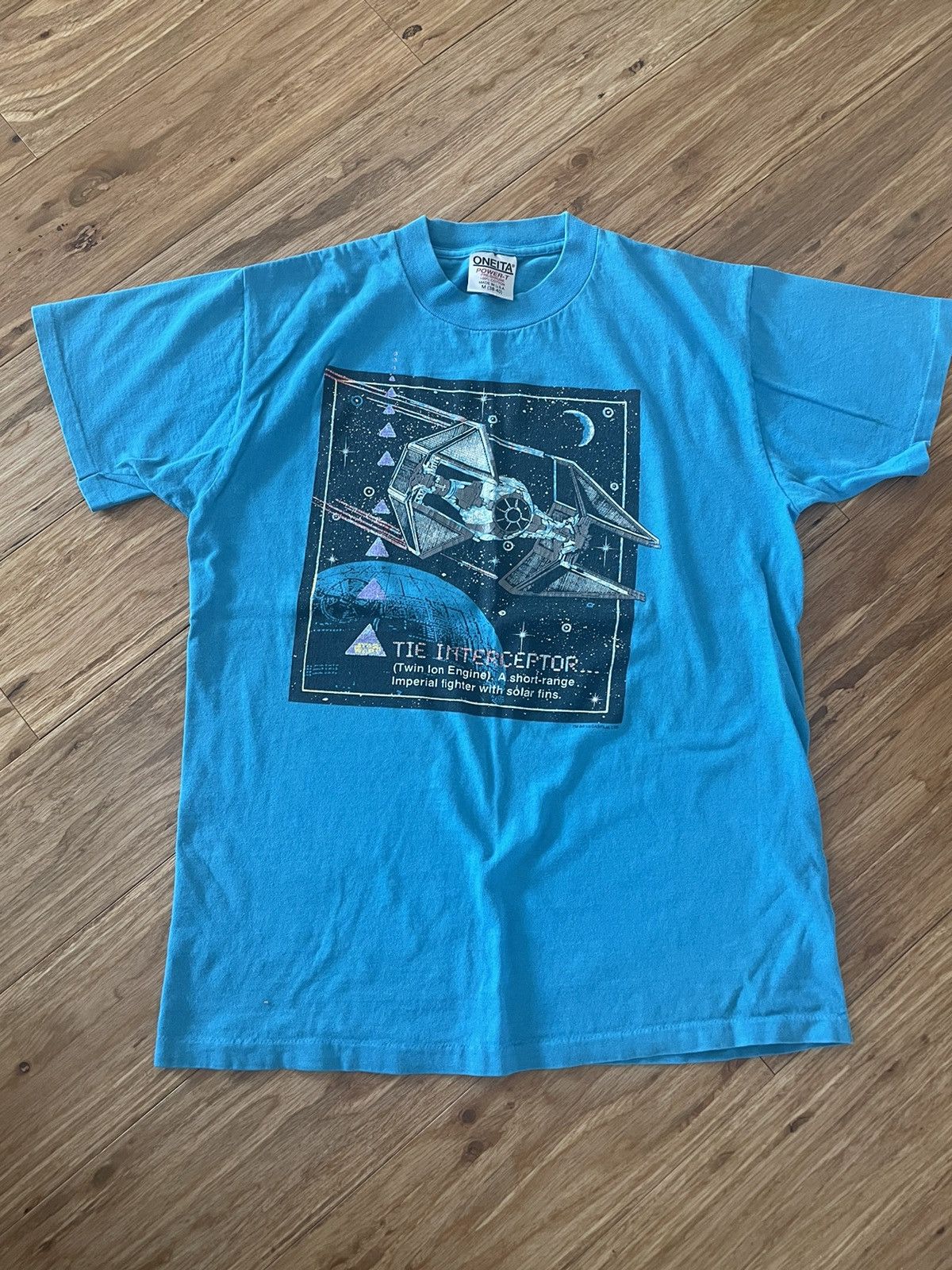 Vintage Vintage Star Wars 90s Oneita power t Size US M / EU 48-50 / 2 - 1 Thumbnail