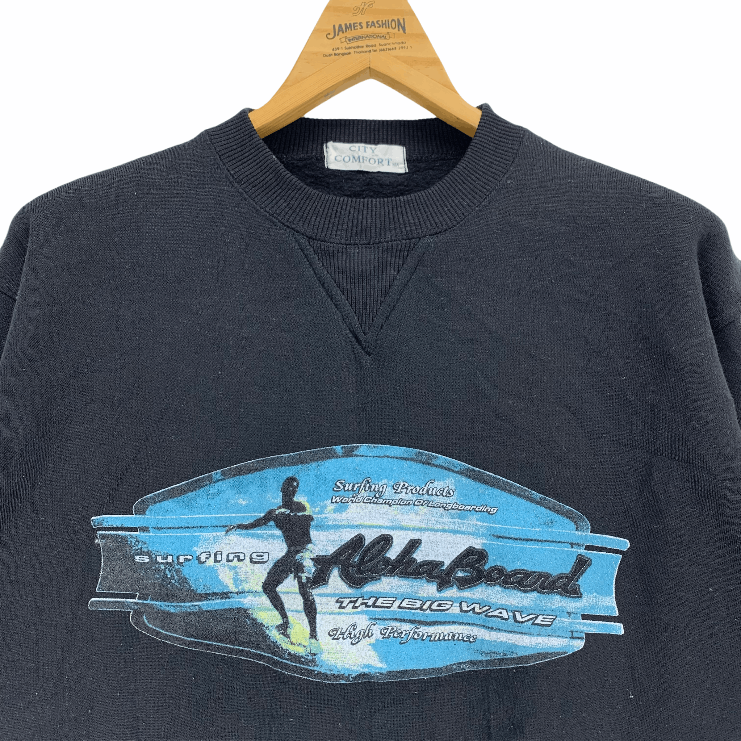 Japanese Brand Vintage Surfing Aloha Board Big Logo Sweatshirts #2946-46 Size US M / EU 48-50 / 2 - 2 Thumbnail