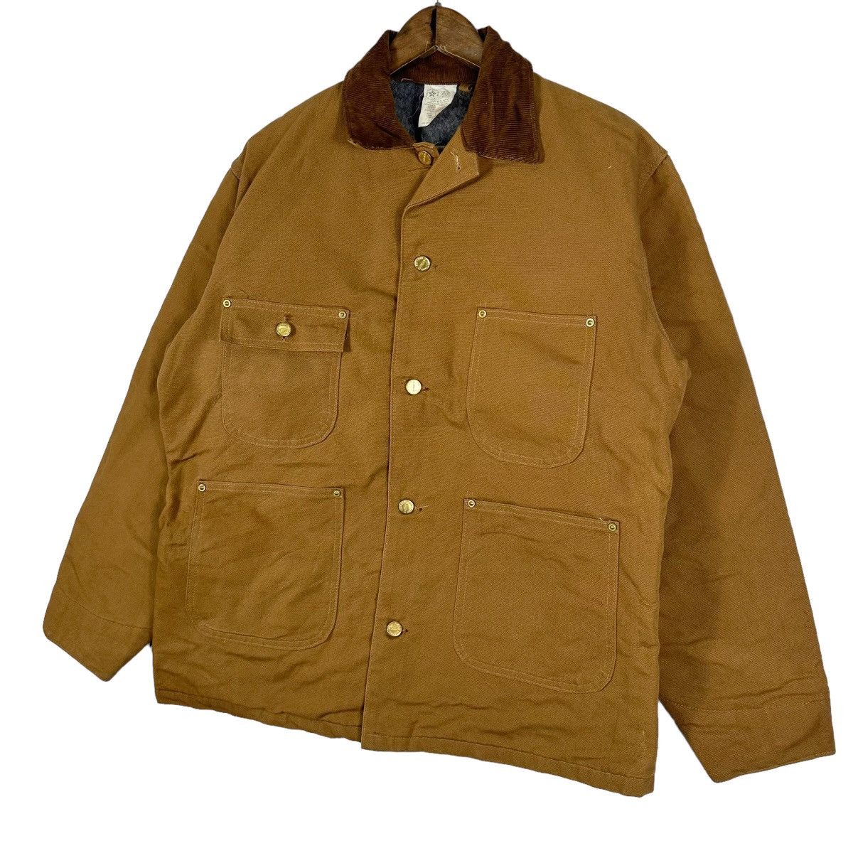 Vintage 80s Carhartt Chore Coat 100th Anniversary