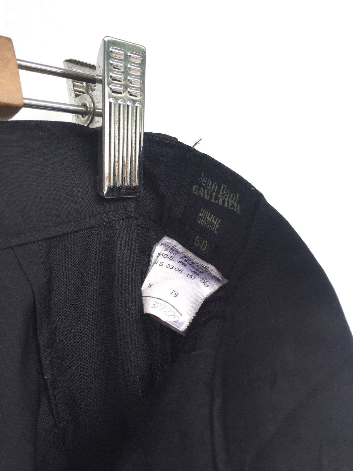 Jean Paul Gaultier OG Jean Paul Gaultier Homme Gabardine Baggy Pants Size US 33 - 6 Thumbnail