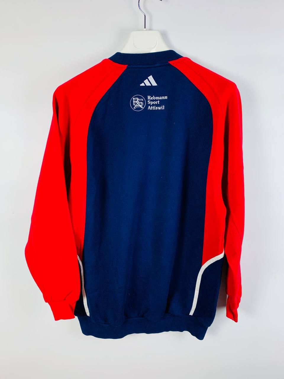 Adidas Adidas Vintage sweatshirt blue red XL Size US XL / EU 56 / 4 - 8 Thumbnail
