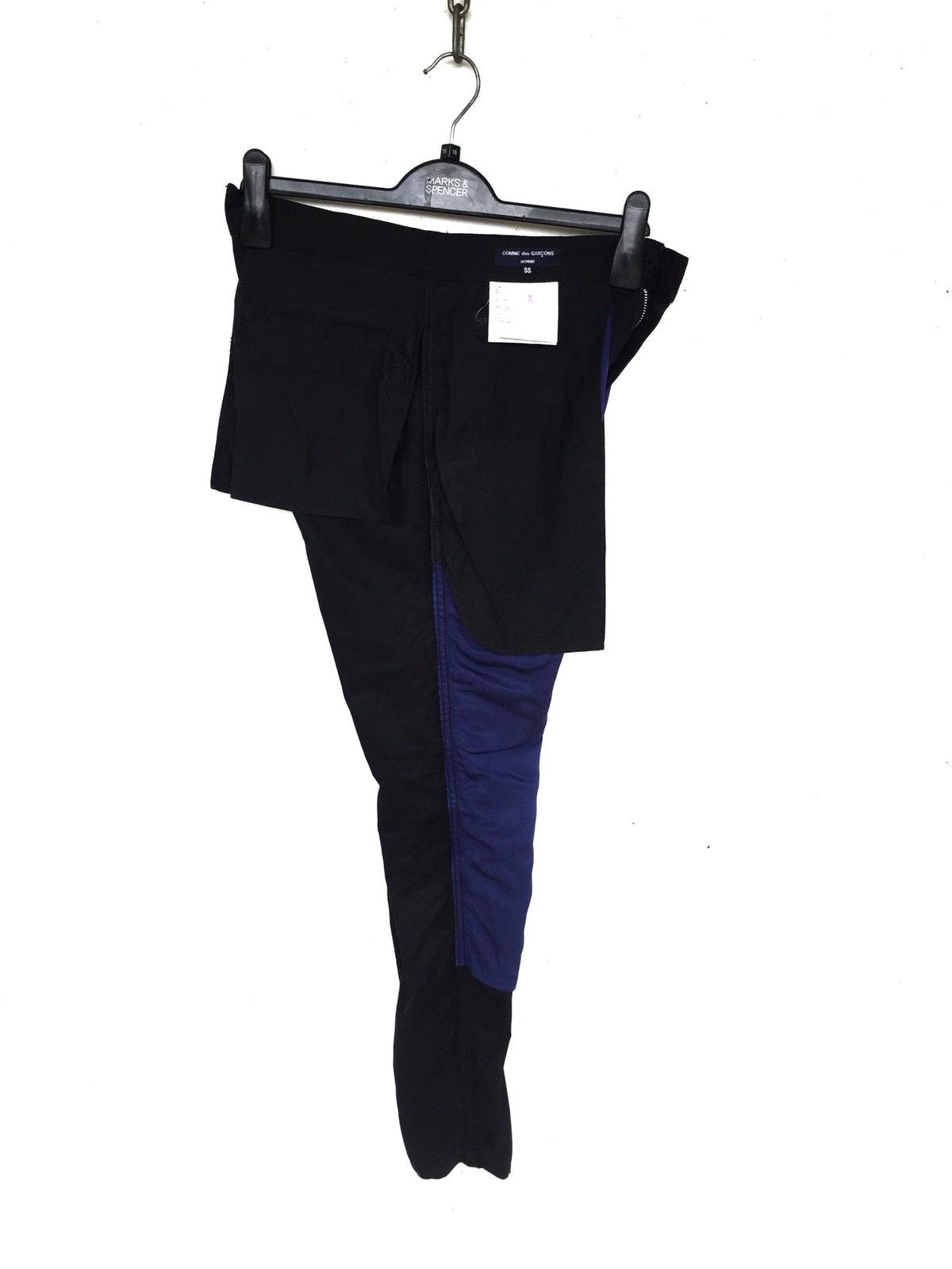 Comme des Garcons SS07 Comme des Garçons Homme Black Minimalist Slim Fit Pants Size US 30 / EU 46 - 2 Thumbnail