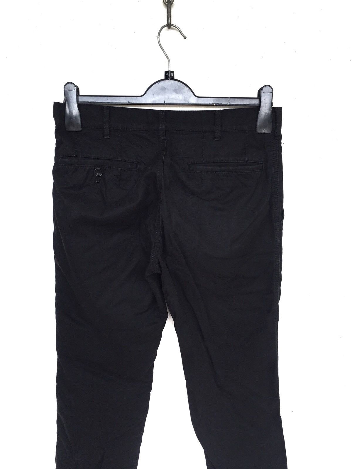 Comme des Garcons SS07 Comme des Garçons Homme Black Minimalist Slim Fit Pants Size US 30 / EU 46 - 7 Thumbnail