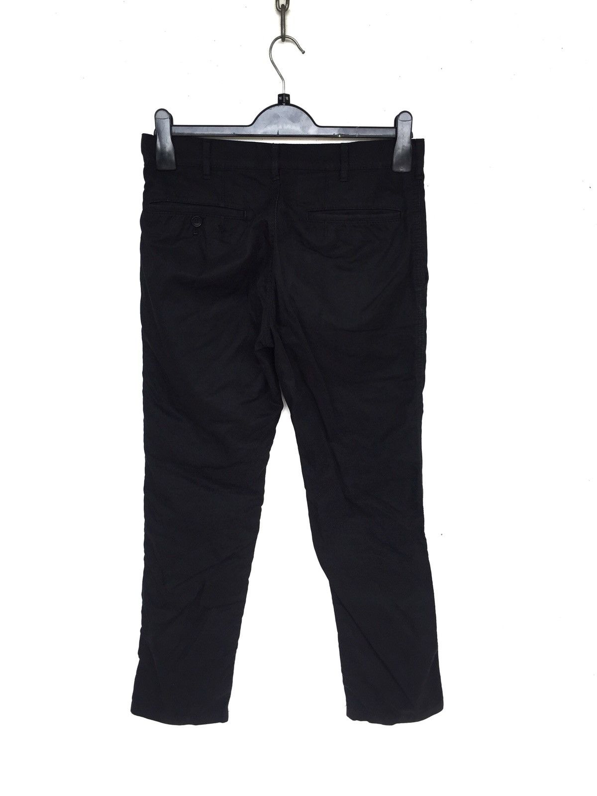Comme des Garcons SS07 Comme des Garçons Homme Black Minimalist Slim Fit Pants Size US 30 / EU 46 - 4 Thumbnail