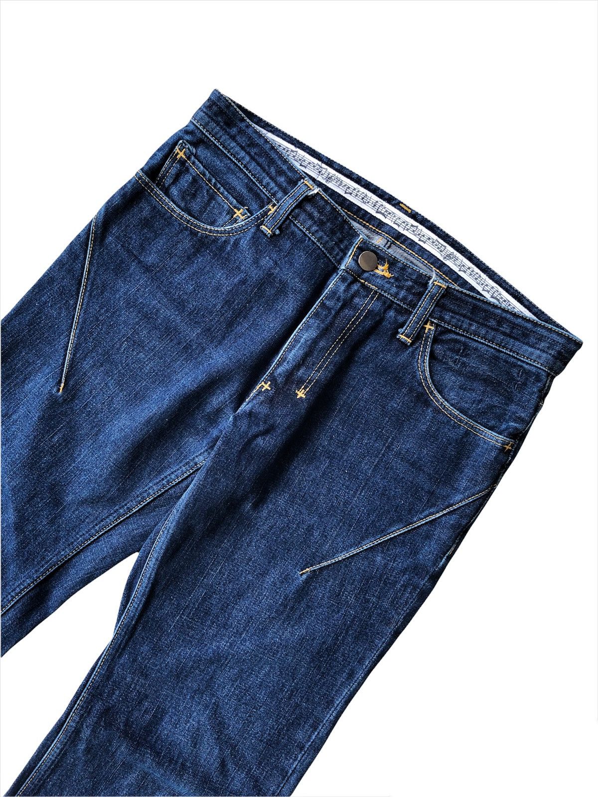 image of Number N Ine x Takahiromiyashita The Soloist Grailog Number Nine "pain" Kurt Cobain Slim Fit Denim 