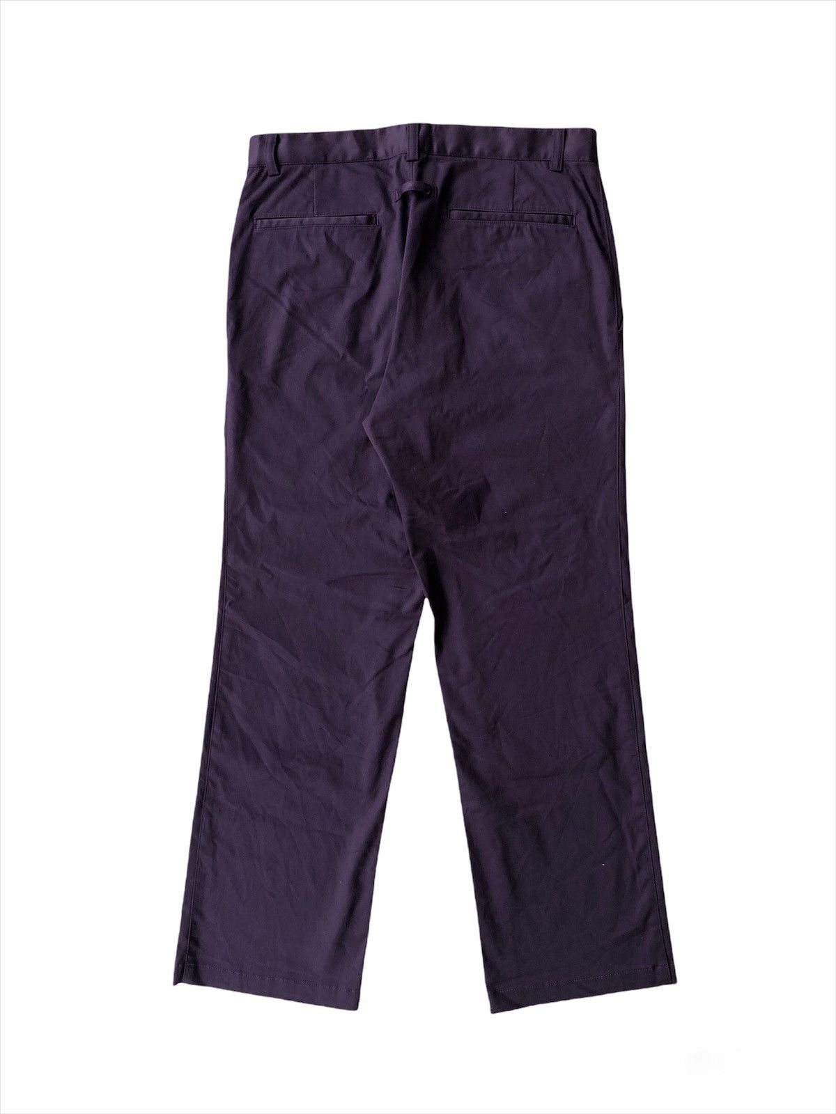 Gaultier Homme Objet 1990s Jean Paul Gaultier Midnight Purple Gabardine Pants Size US 30 / EU 46 - 4 Thumbnail