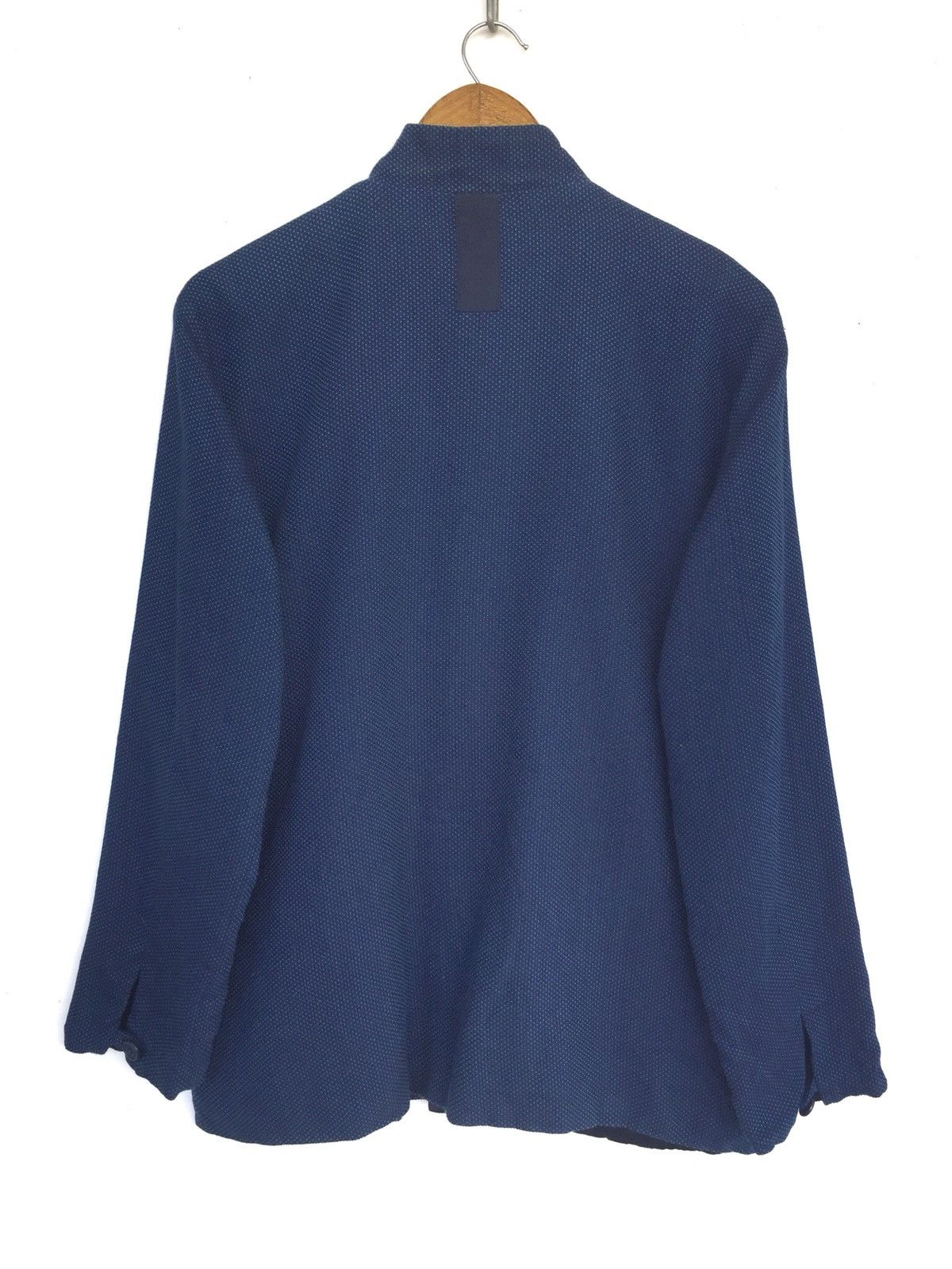 Blue Blue Japan OG Blue Blue 🇯🇵 Indigo Rayon Mandarin Collar Jacket Size US L / EU 52-54 / 3 - 6 Thumbnail