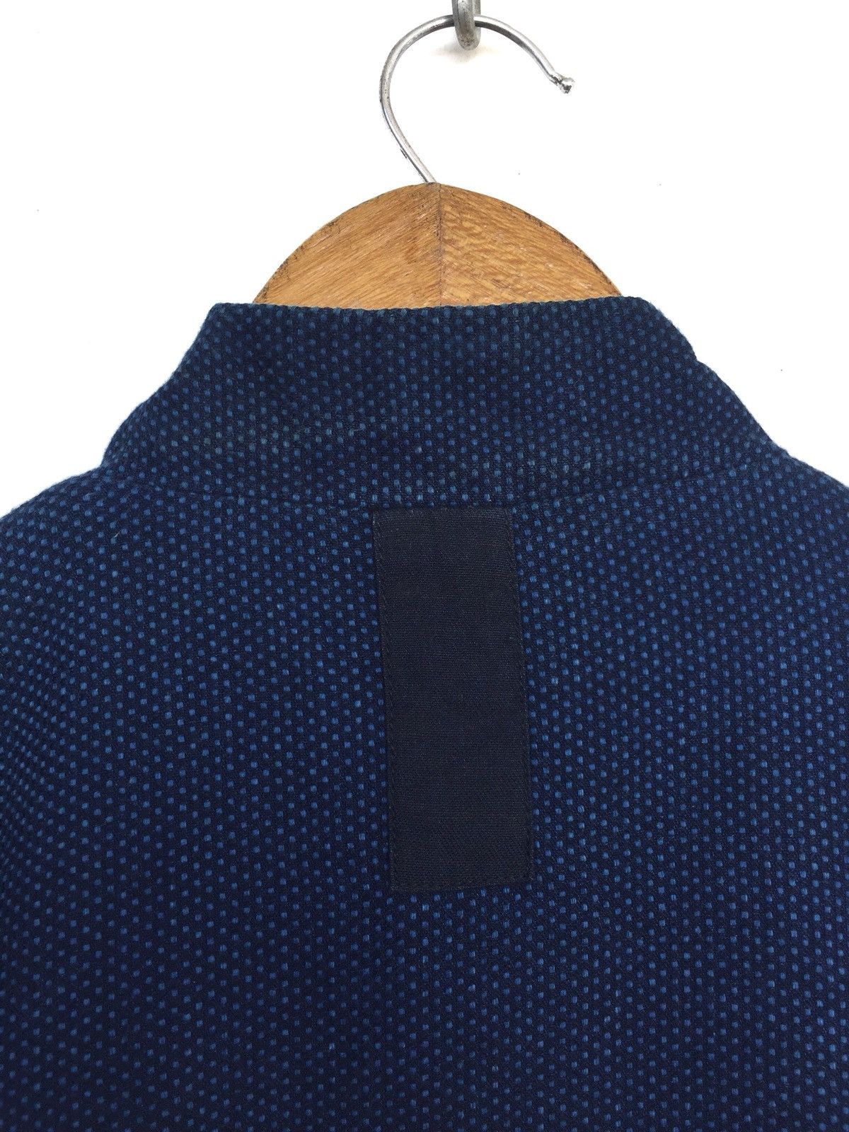 Blue Blue Japan OG Blue Blue 🇯🇵 Indigo Rayon Mandarin Collar Jacket Size US L / EU 52-54 / 3 - 7 Thumbnail