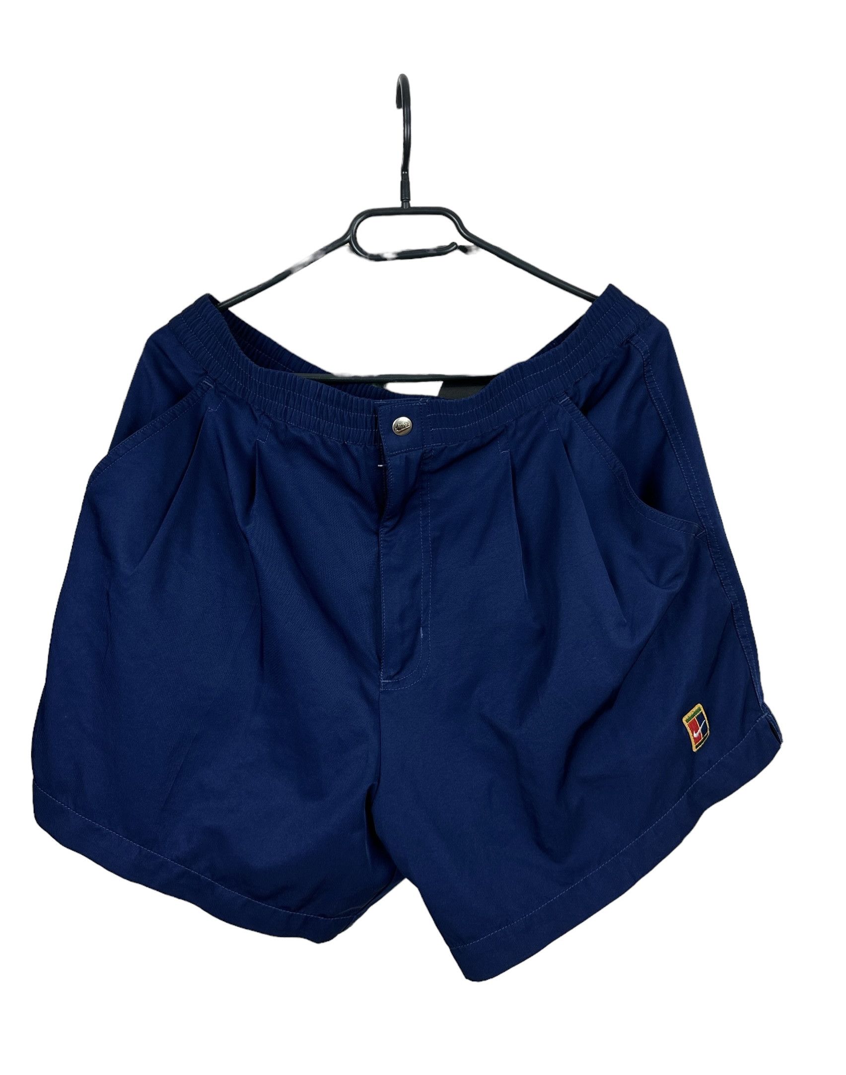Nike Vintage Nike Challenge Court Tennis Agassi Shorts Blue Nylon Size US 32 / EU 48 - 1 Thumbnail