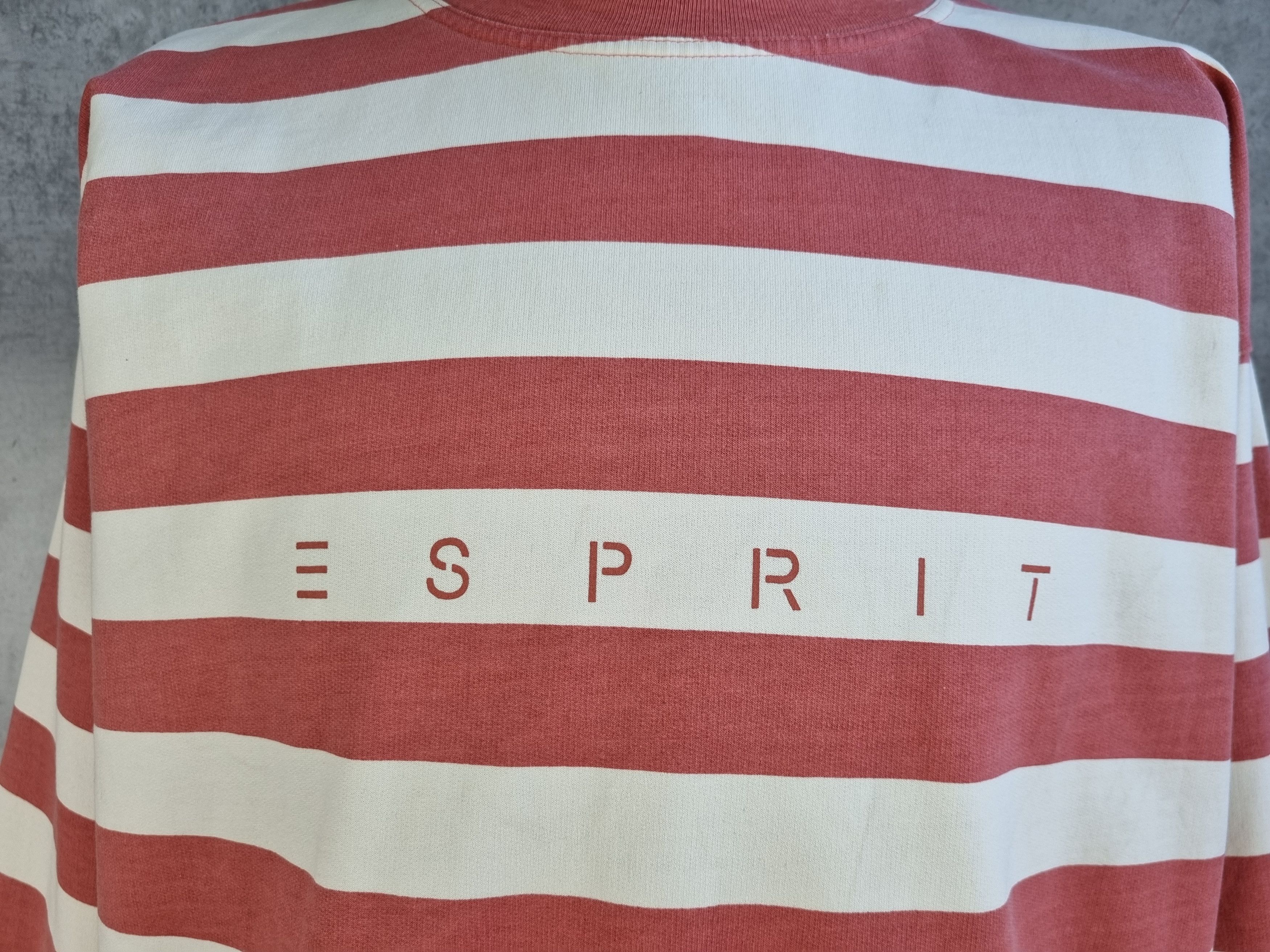Esprit × Vintage Rare Vintage Esprit Light Sweatshirt Marina Stripes Size US M / EU 48-50 / 2 - 6 Thumbnail