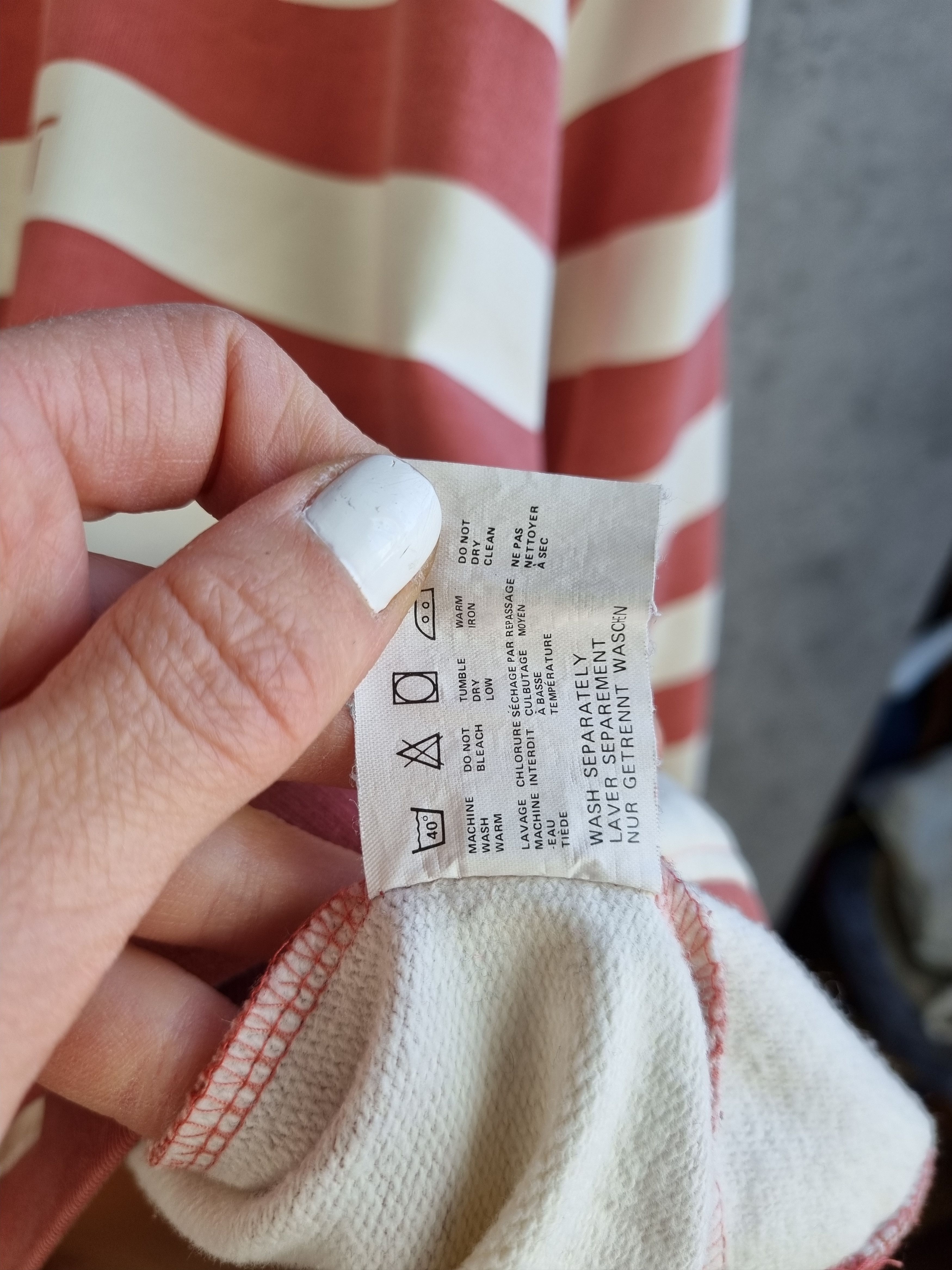 Esprit × Vintage Rare Vintage Esprit Light Sweatshirt Marina Stripes Size US M / EU 48-50 / 2 - 14 Thumbnail
