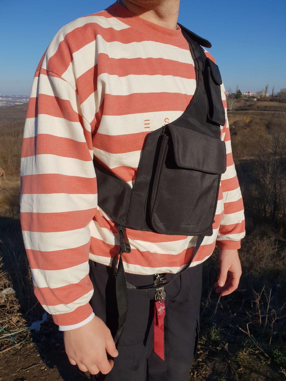 Esprit × Vintage Rare Vintage Esprit Light Sweatshirt Marina Stripes Size US M / EU 48-50 / 2 - 9 Thumbnail