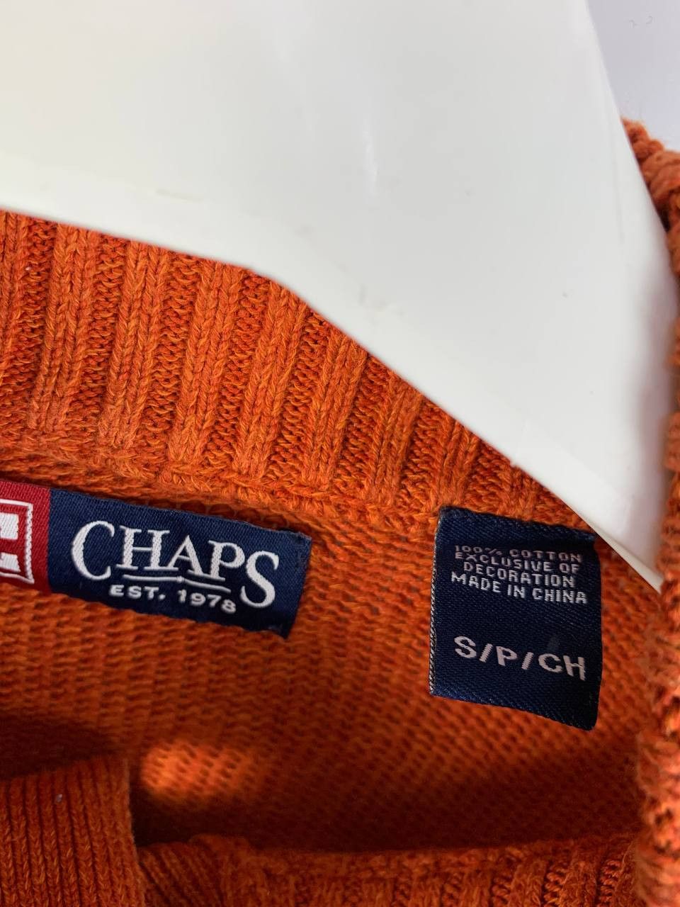 Chaps Chaps sweater vintage orange S Size US S / EU 44-46 / 1 - 8 Thumbnail