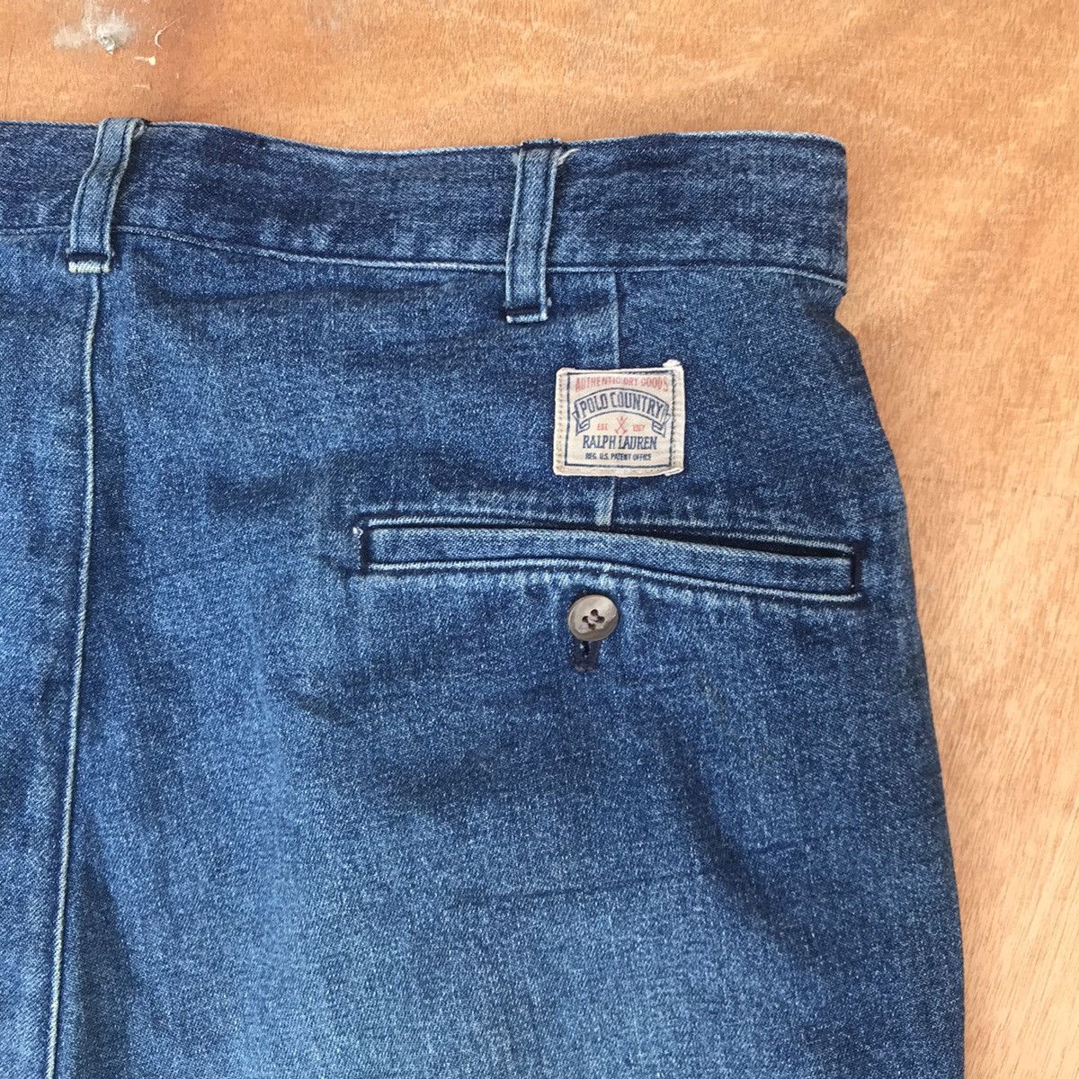 Polo Ralph Lauren RARE Vintage 80s Polo Country Ralph Lauren indigo blue Size US 31 - 11 Thumbnail