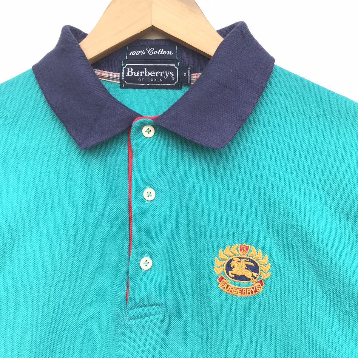 Burberry Vintage Burberrys Archive logo embroidered Size US S / EU 44-46 / 1 - 3 Thumbnail