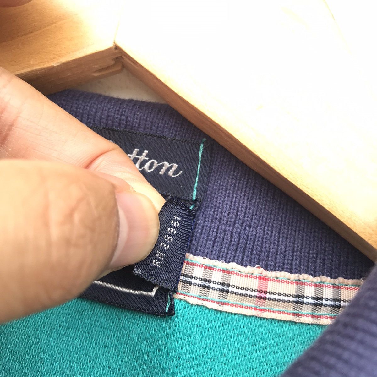 Burberry Vintage Burberrys Archive logo embroidered Size US S / EU 44-46 / 1 - 6 Thumbnail
